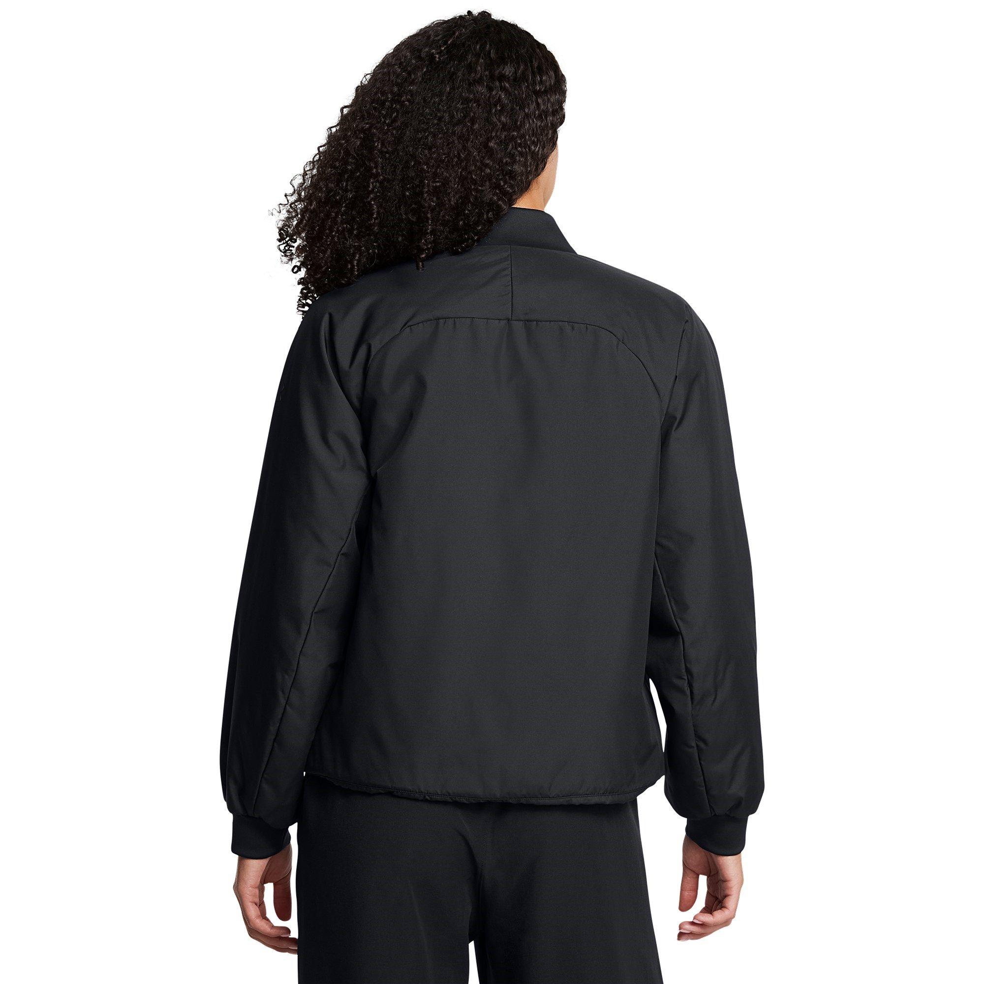 Black - Under Armour - Insulated Water-Repellent Midweight Bomber Jacket - 4