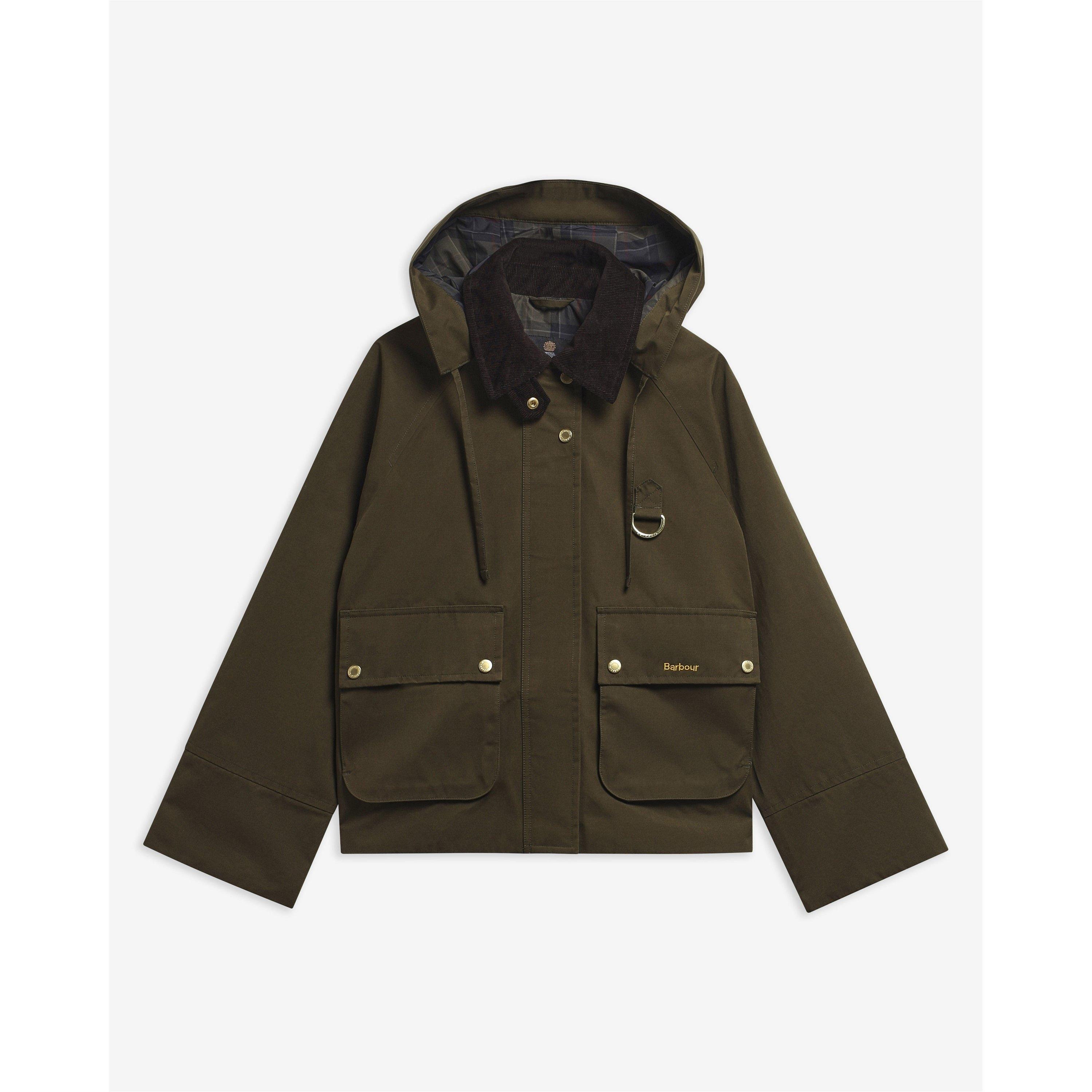 Barbour B.Li Terrington Show Ld64 - Olv/Shw Classic - Size 14 (L)