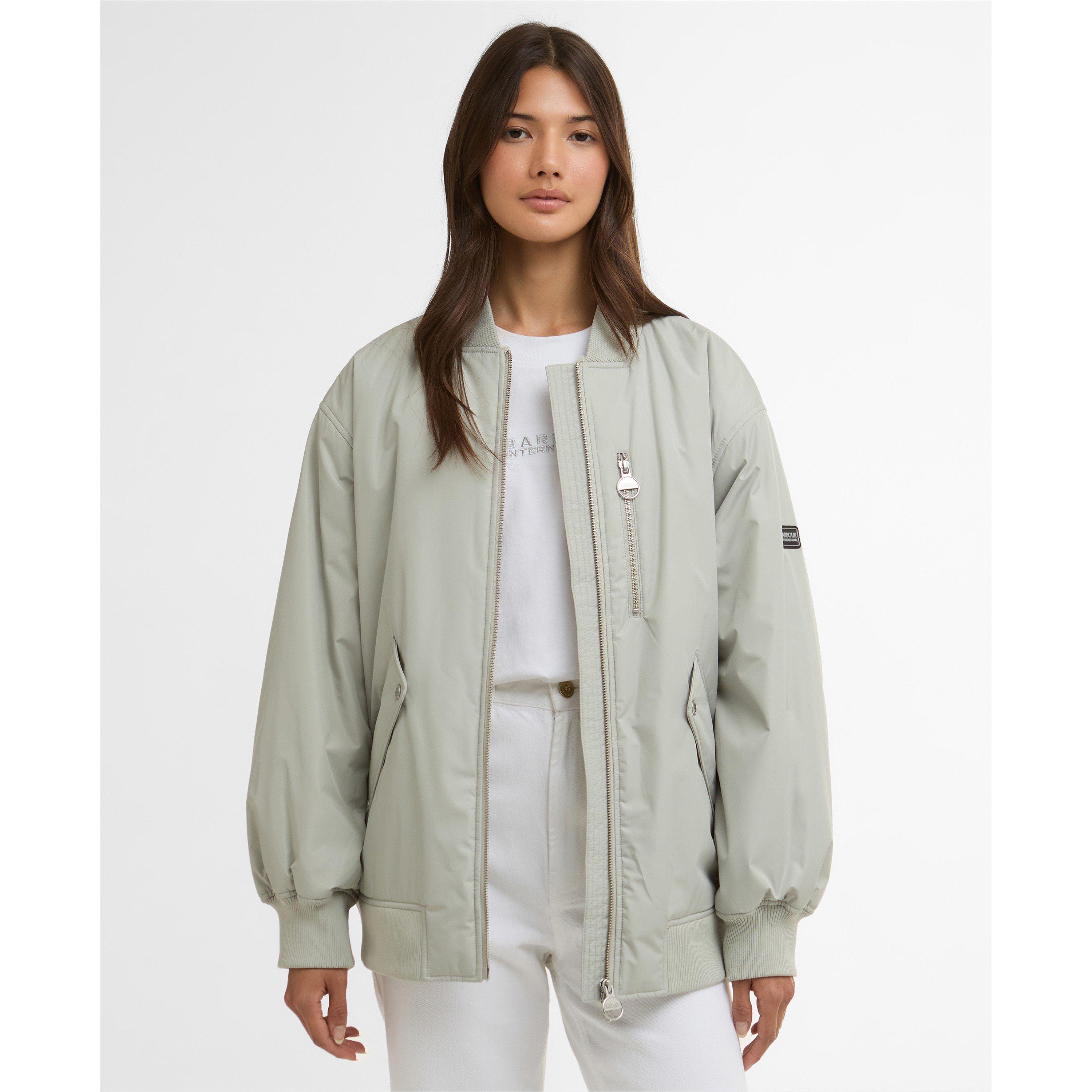 Glacier Grey - Barbour International - Womens Kuala Showerproof Jacket - 2