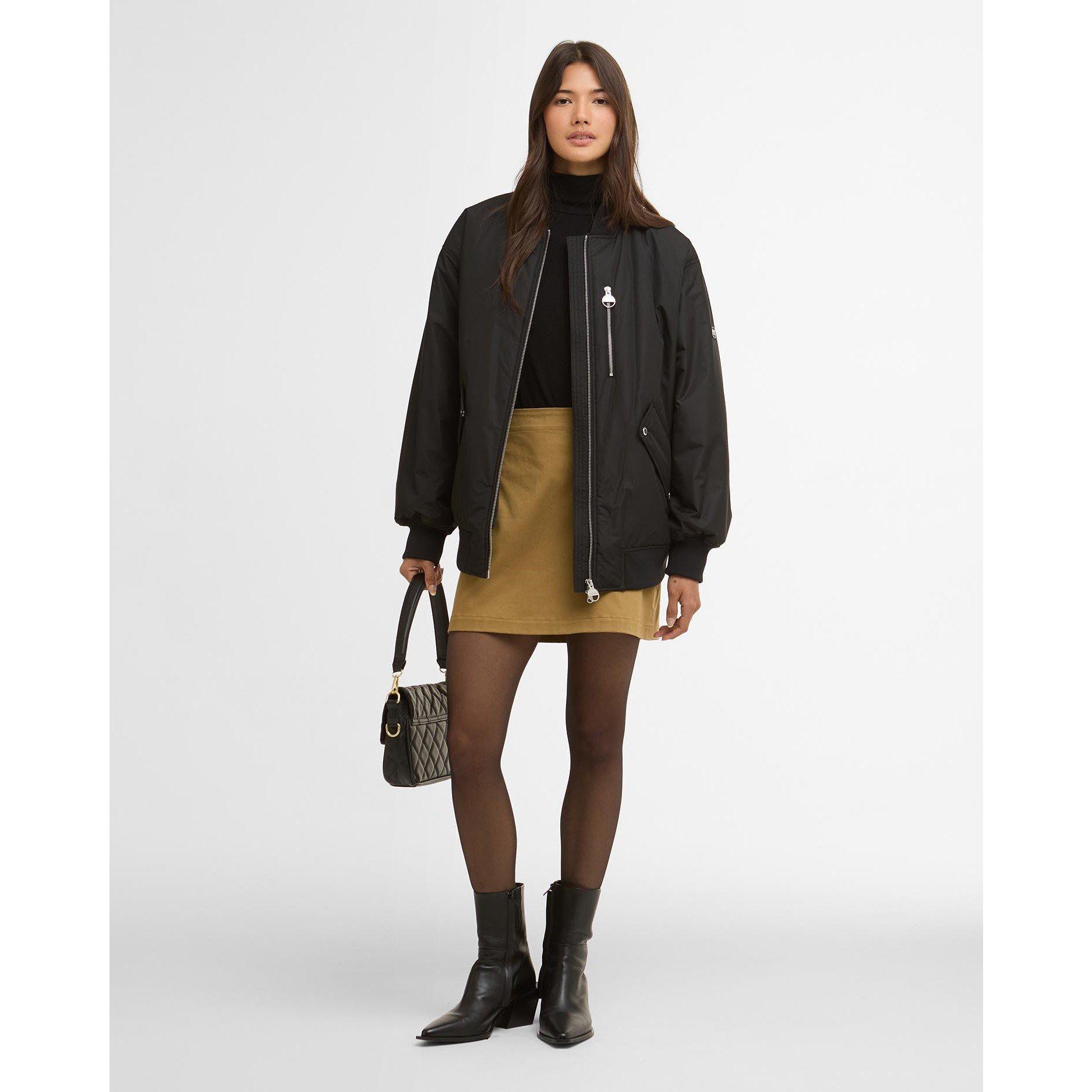 Black - Barbour International - Womens Kuala Showerproof Jacket - 7