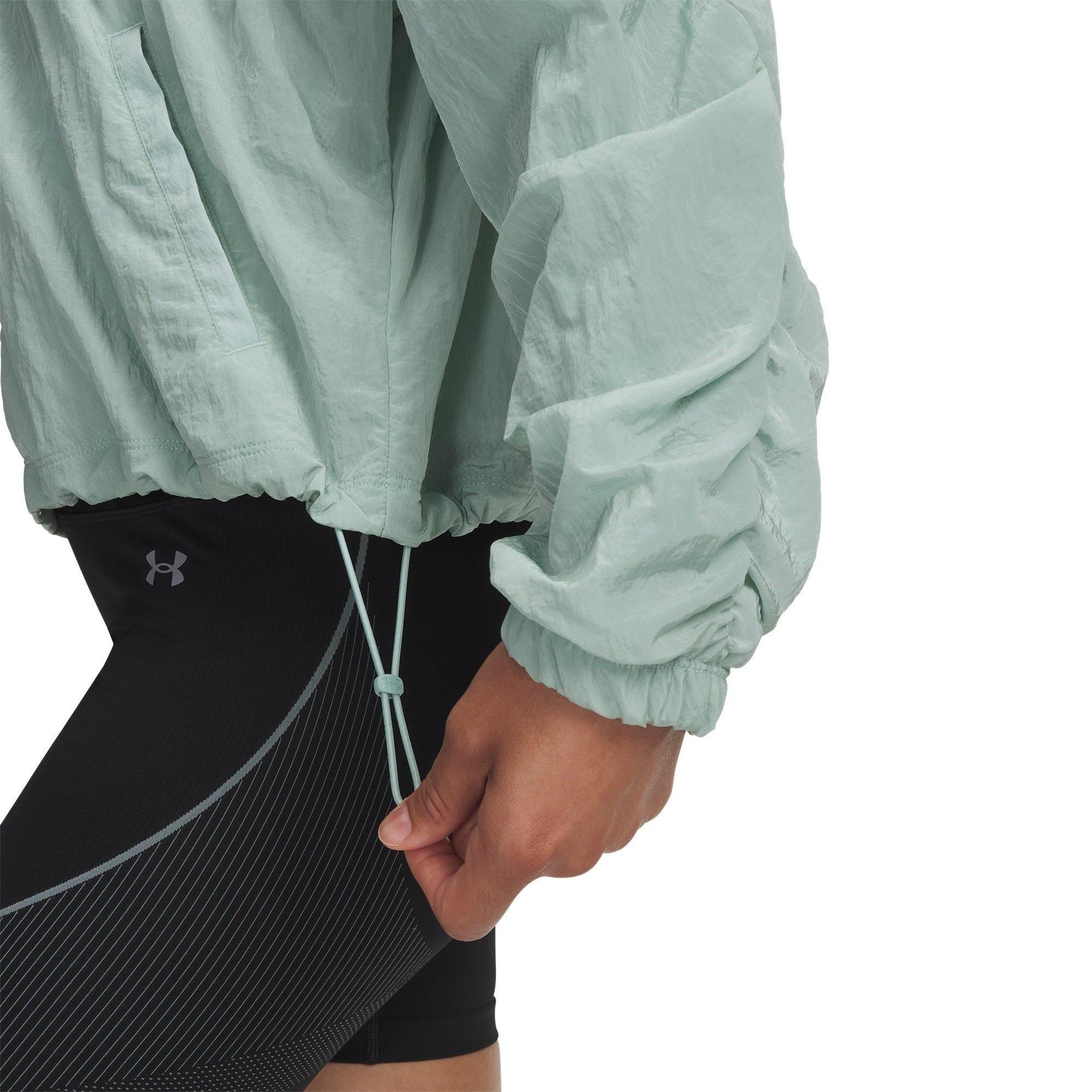 Blau/Weiß - Under Armour - Womens Rival Woven Bungee Jacket - 3