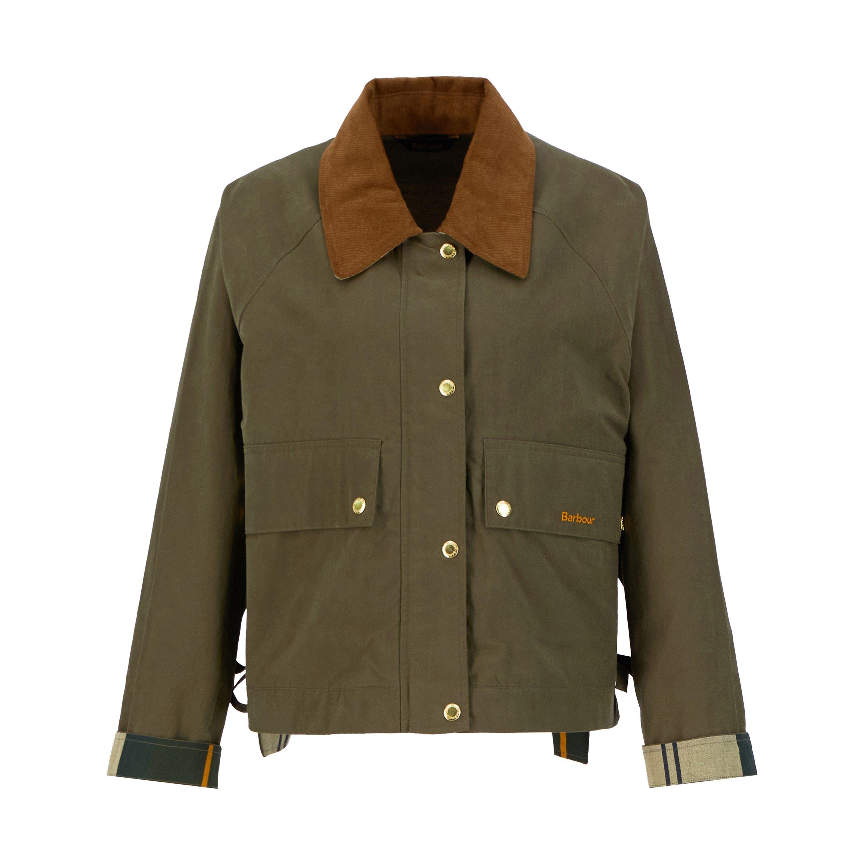 Barbour Women's Rain Anorak Jacket - Ivy/Ancient - 12 (M)