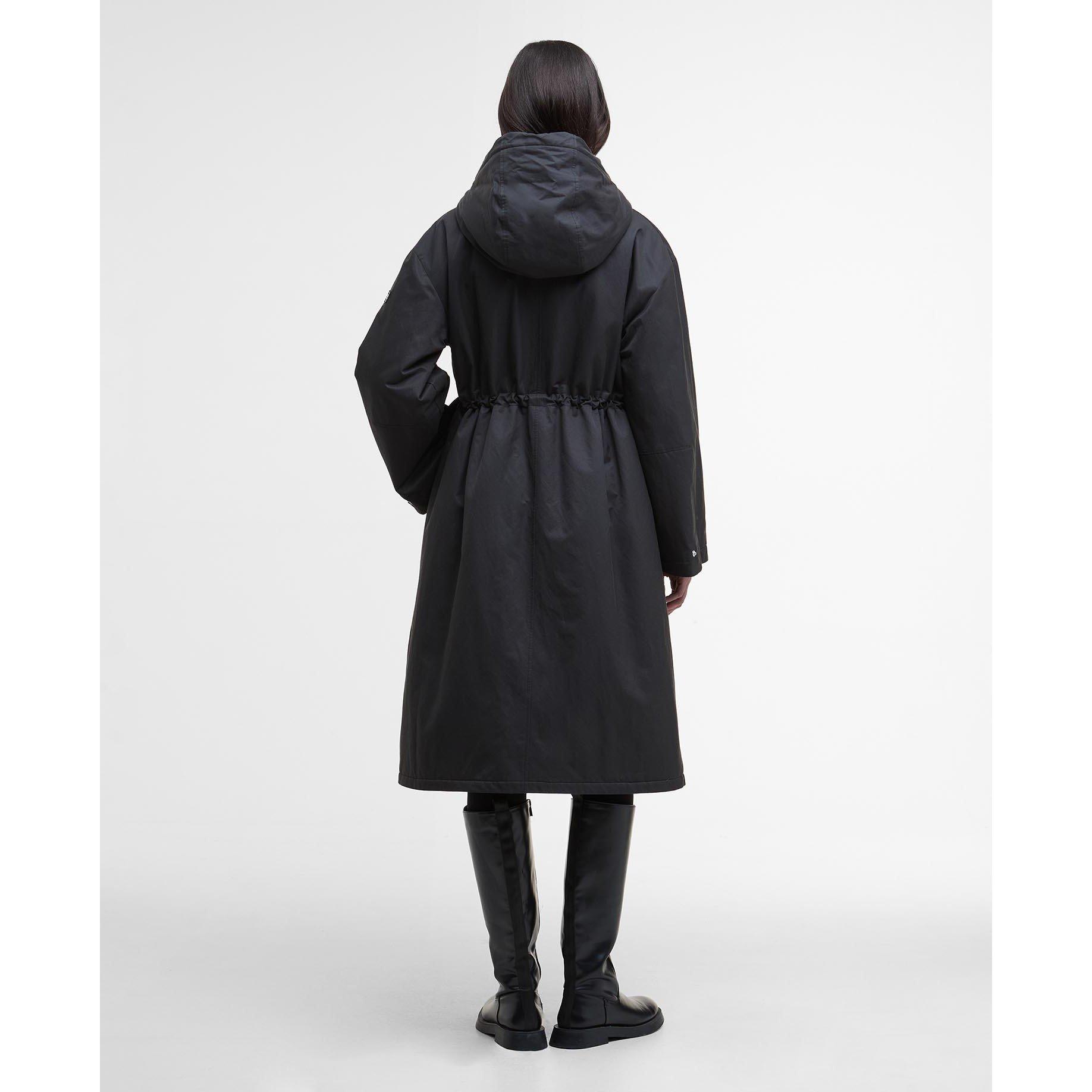 Crna - Barbour International - Women's Gabriella Showerproof Long Sleeve Rain Anorak - 3