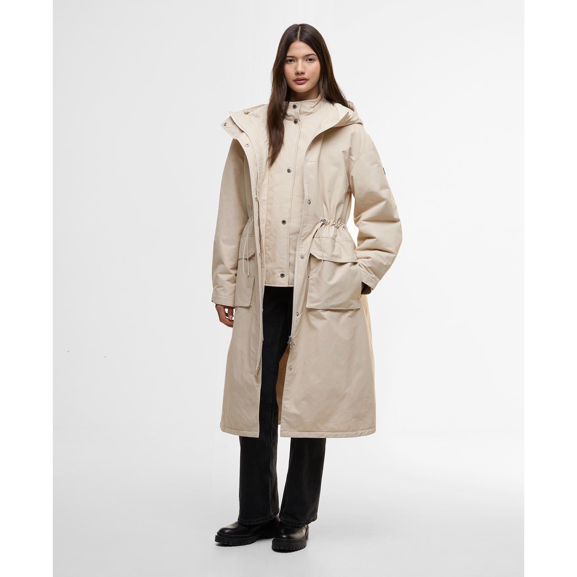 Jasmine - Barbour International - Women's Gabriella Showerproof Long Sleeve Rain Anorak - 9