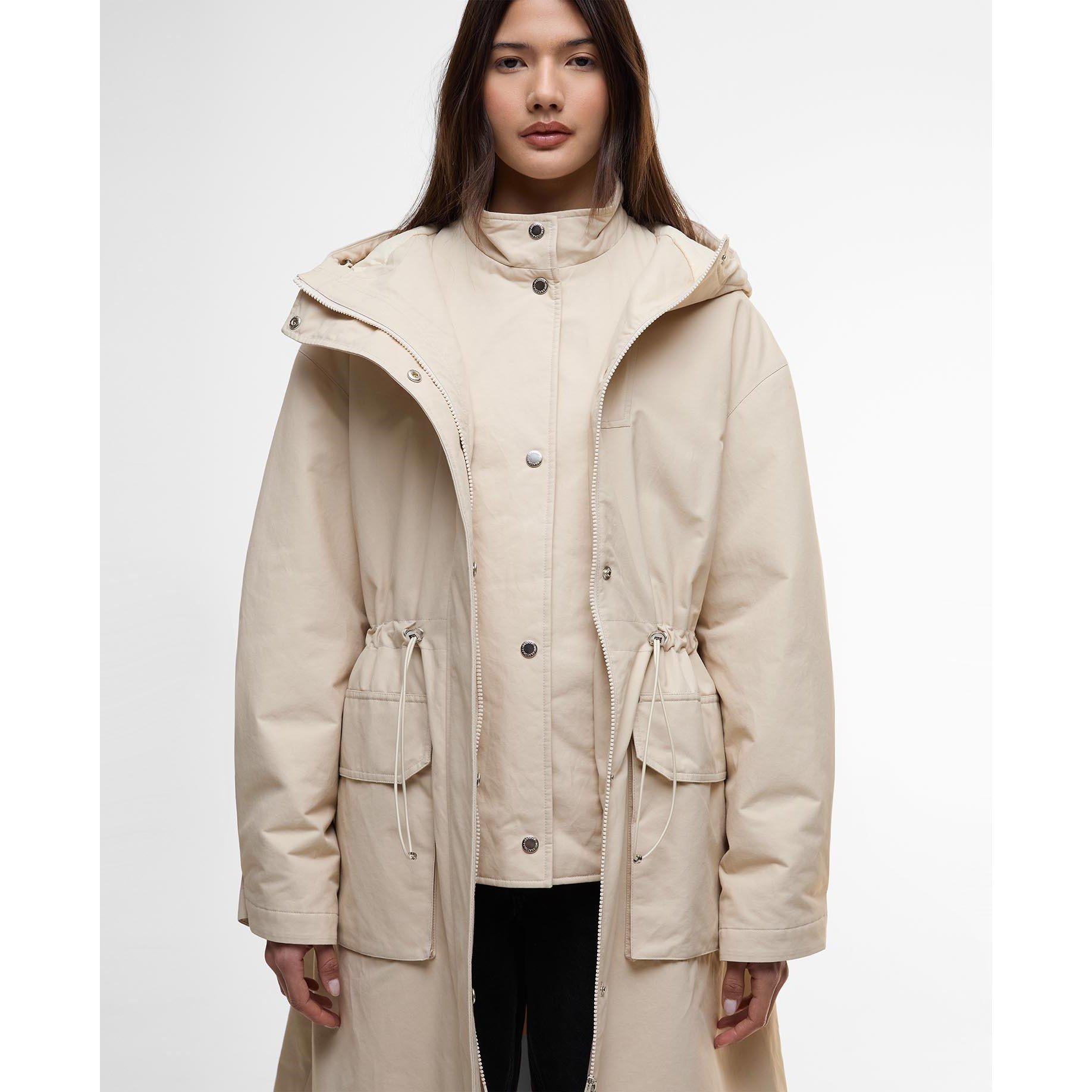 Jasmine - Barbour International - Women's Gabriella Showerproof Long Sleeve Rain Anorak - 4