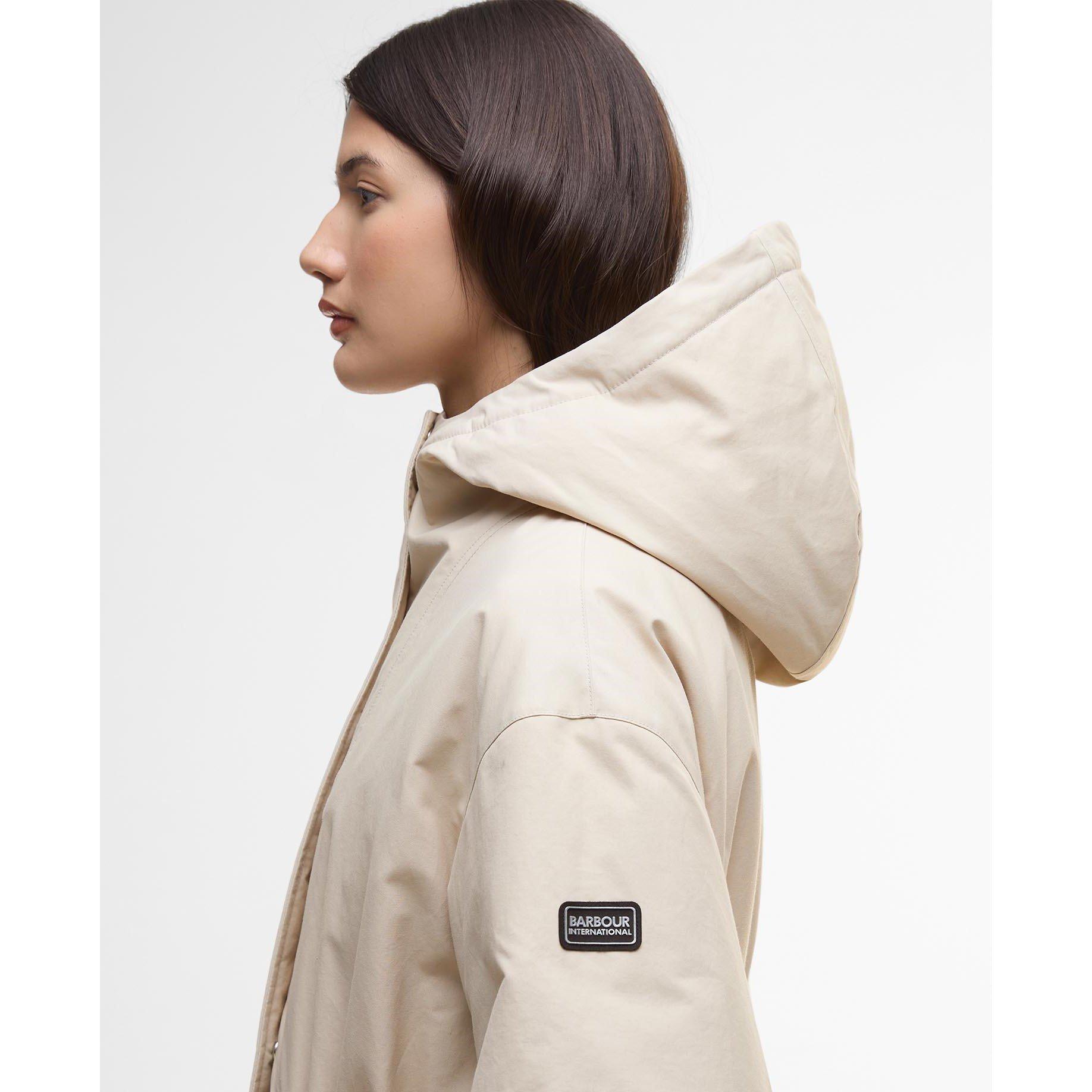 Jasmine - Barbour International - Women's Gabriella Showerproof Long Sleeve Rain Anorak - 5