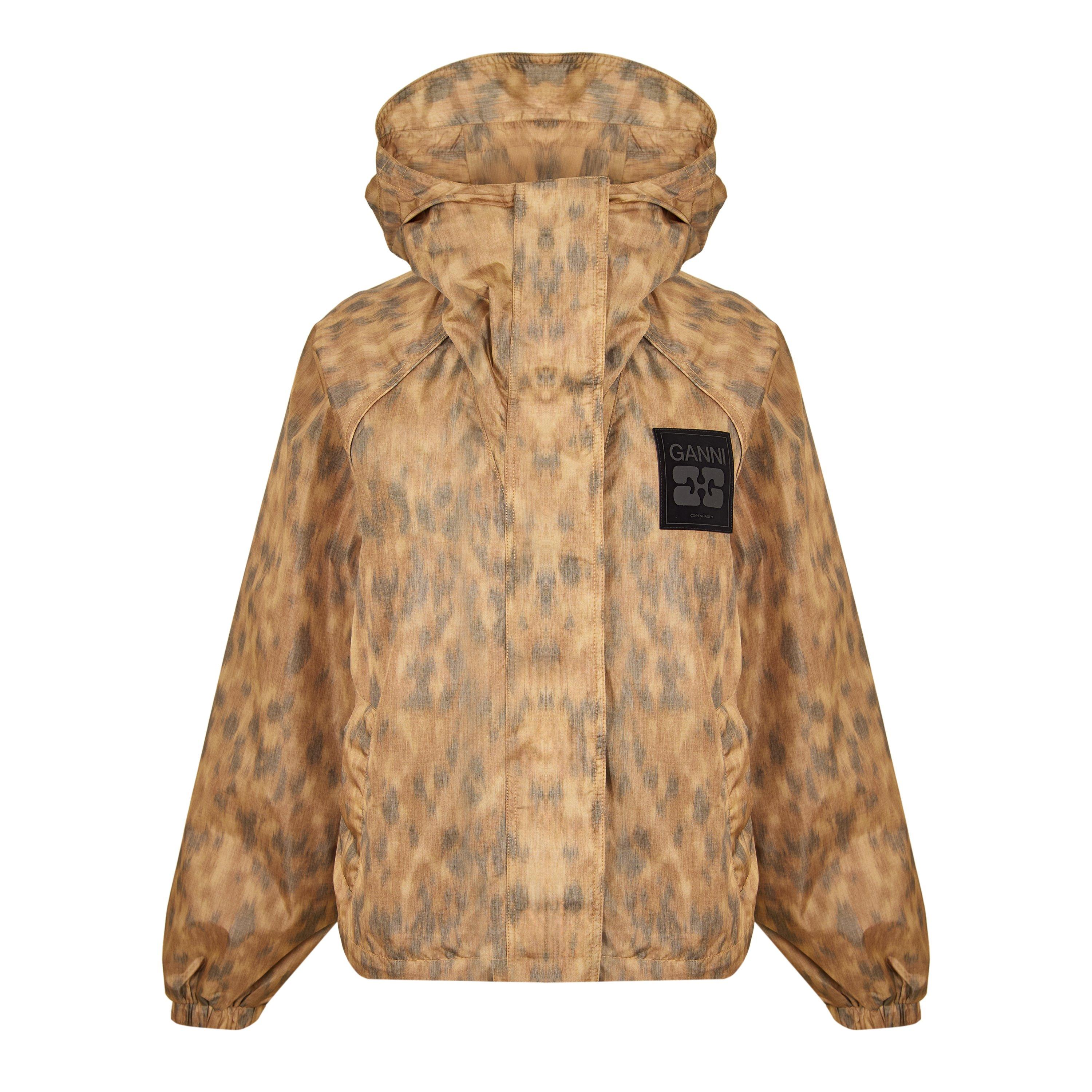 Ganni Women's Rain Anorak Jacket - Burro - Size 10 (36)