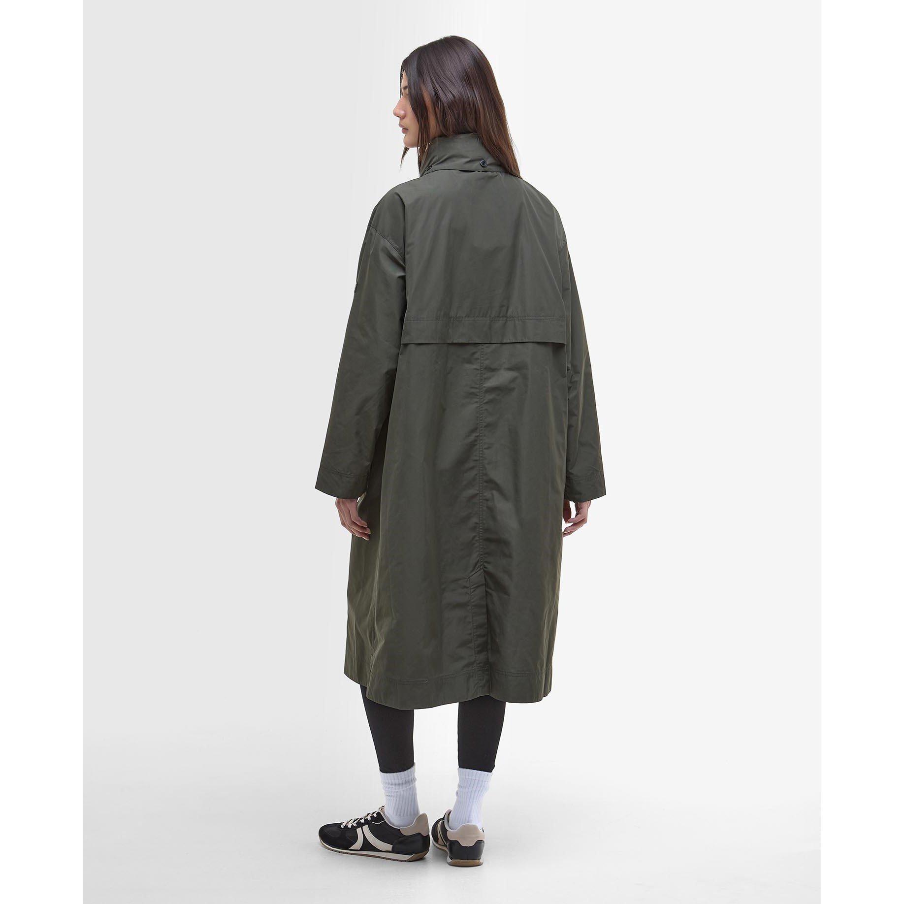 Envy - Barbour International - Women's Roxanna Showerproof Concealed Hood Long Sleeve Rain Anorak - 3