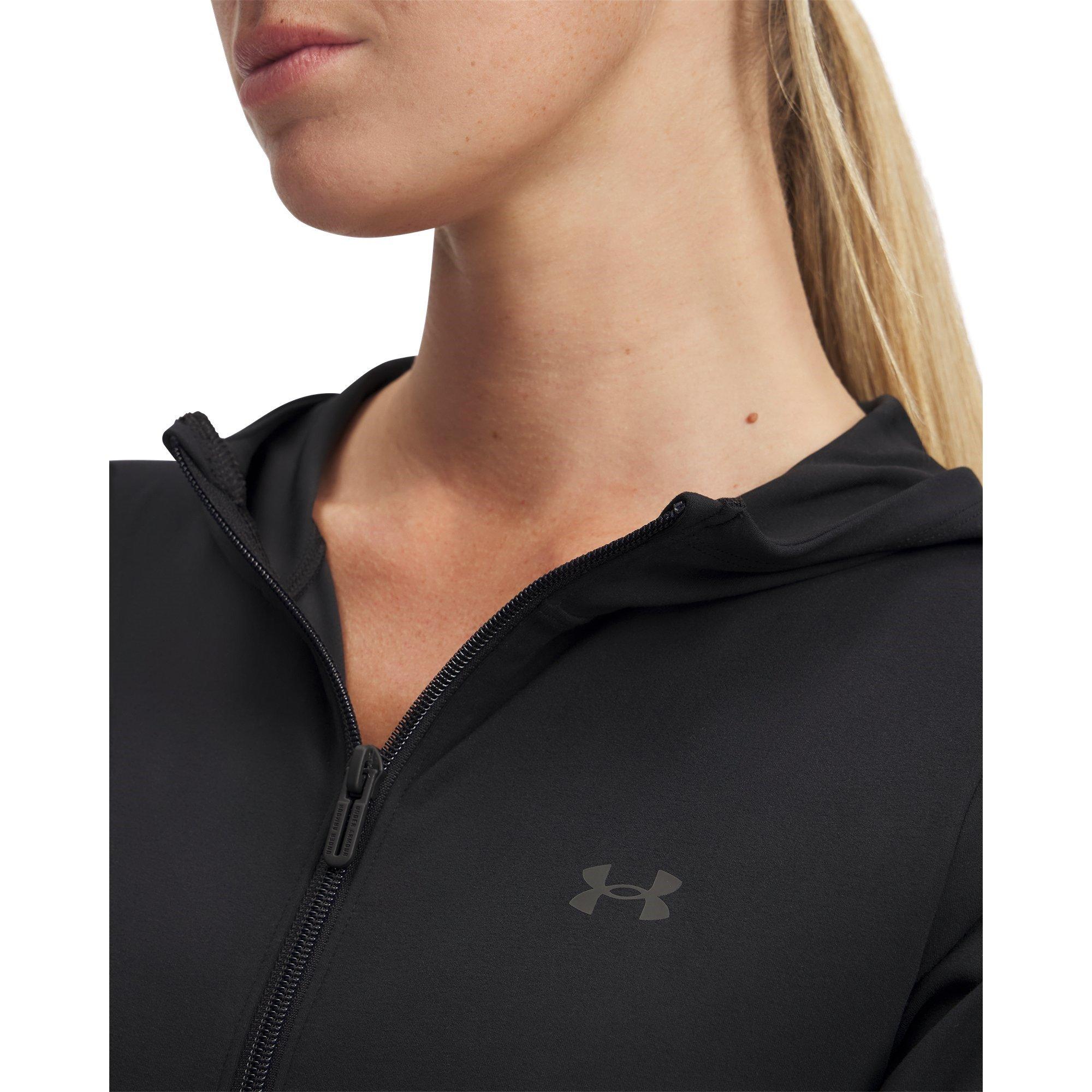 Black/Jet Gray - Under Armour - Motion Moisture-Wicking Performance Training Jacket - 3
