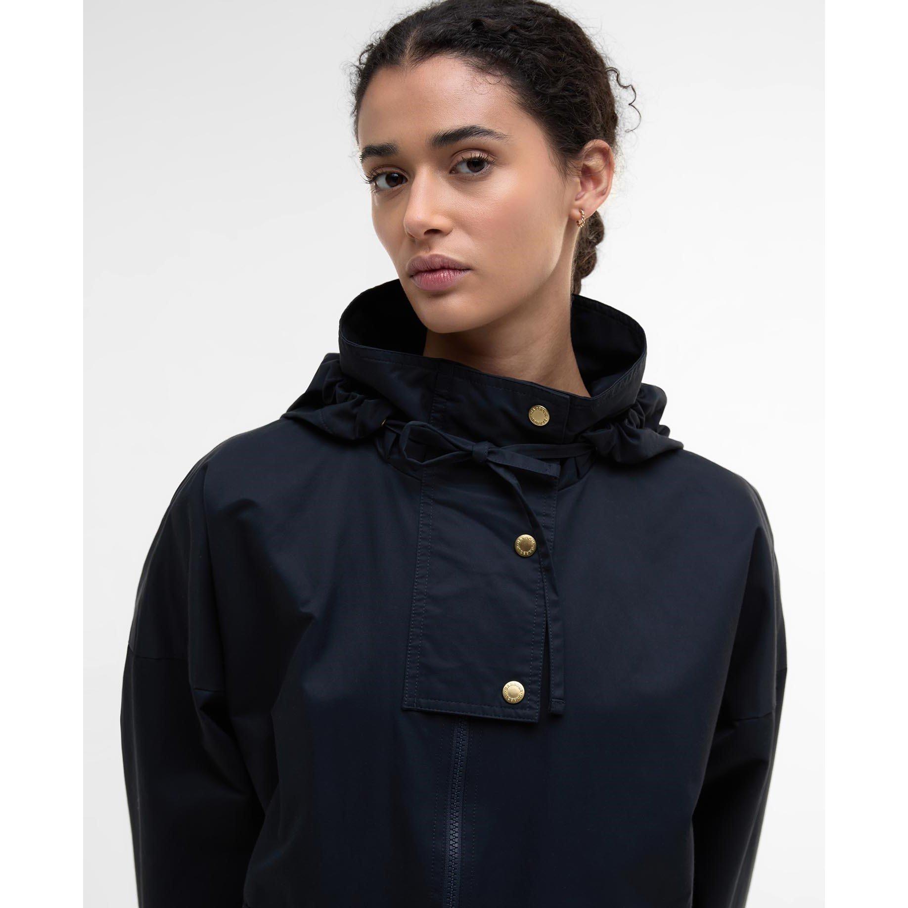 Dark Navy - Barbour - Women's Cecile Shower Proof Rain Anorak - 4