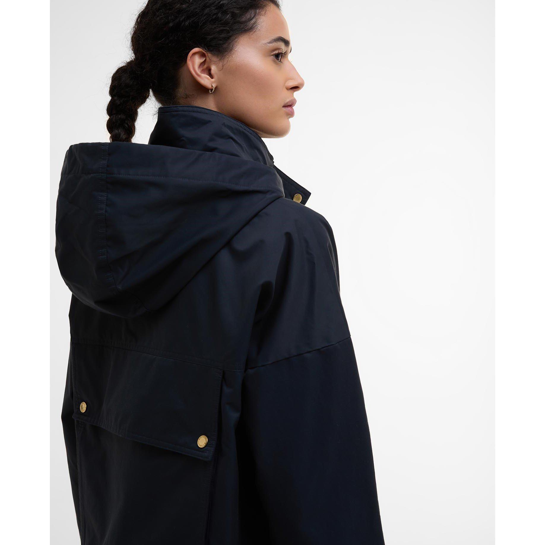 Dark Navy - Barbour - Women's Cecile Shower Proof Rain Anorak - 5