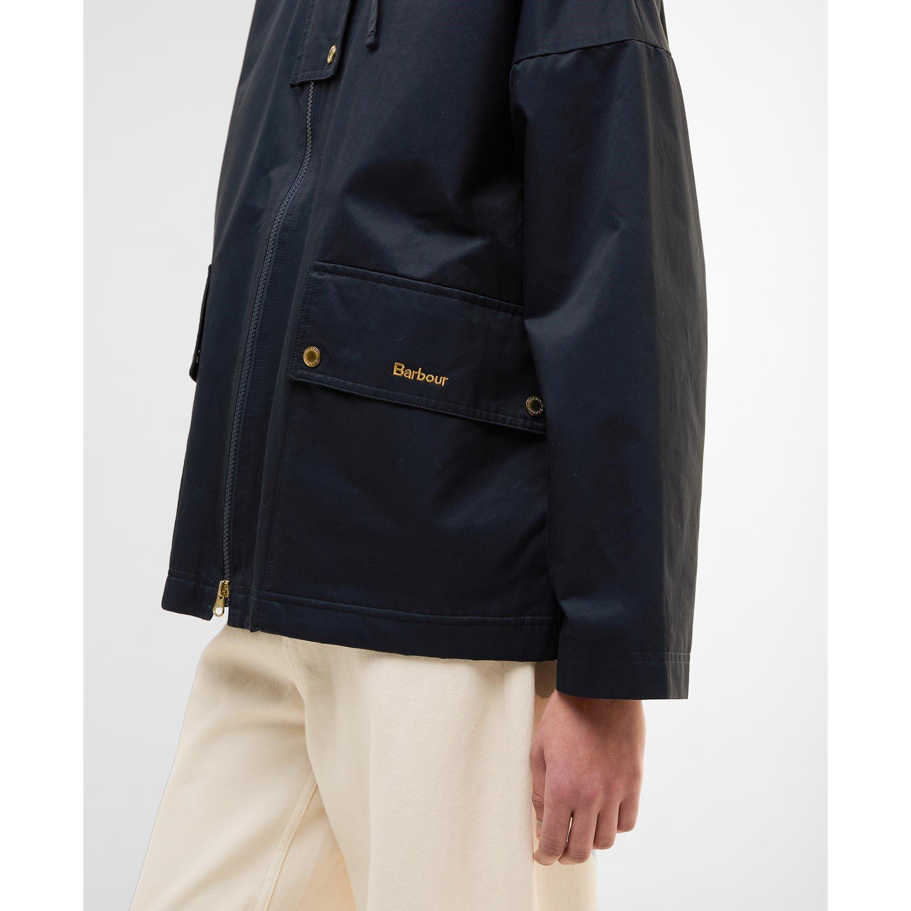 Dark Navy - Barbour - Women's Cecile Shower Proof Rain Anorak - 6