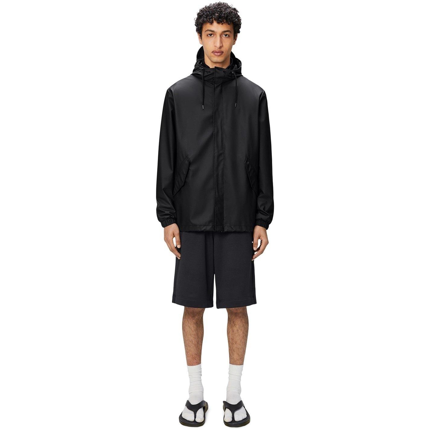 01 Black - Rains - Women's Fishtail Waterproof Rain Anorak - 6