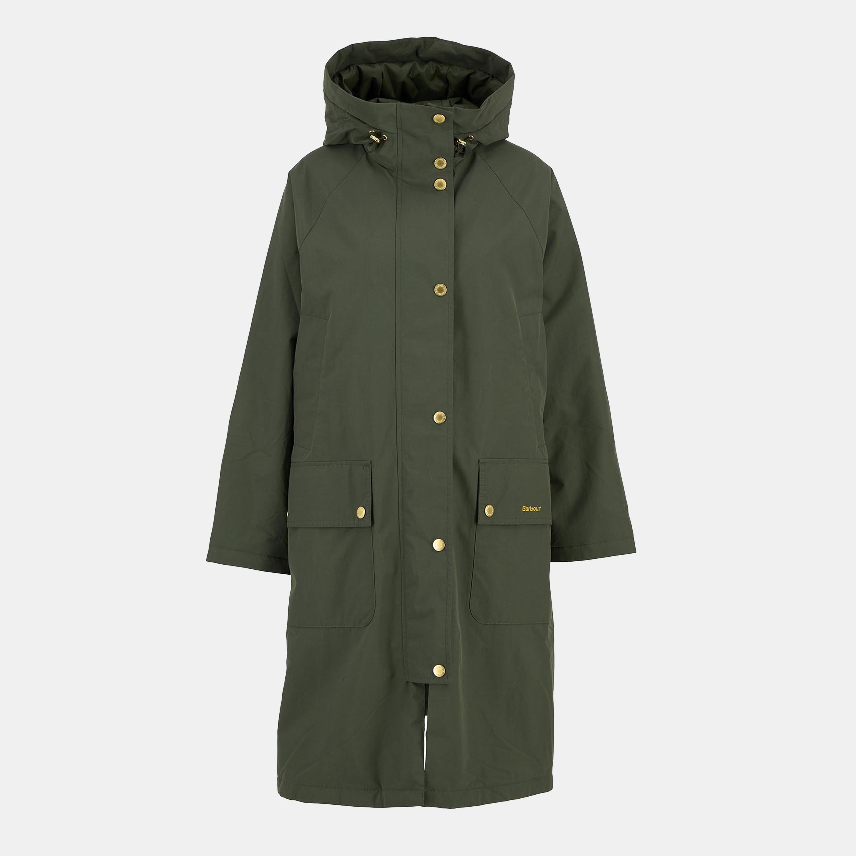 Olive - Barbour - Women's Catalina Lightweight Showerproof Rain Anorak - 1