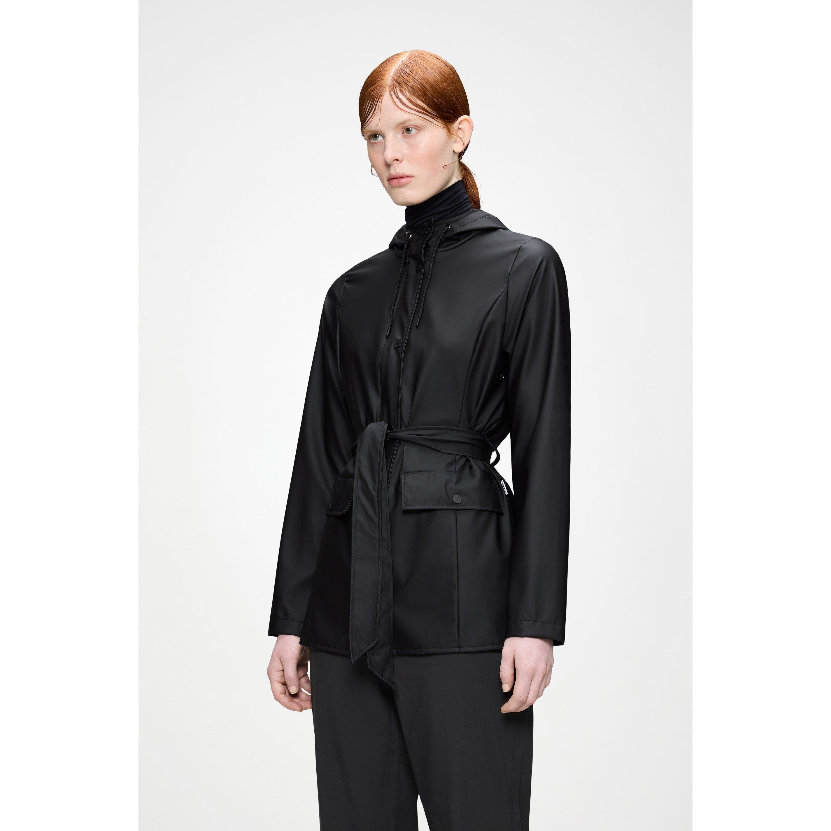 Black - Rains - Womens Curve Waterproof Jacket - 2