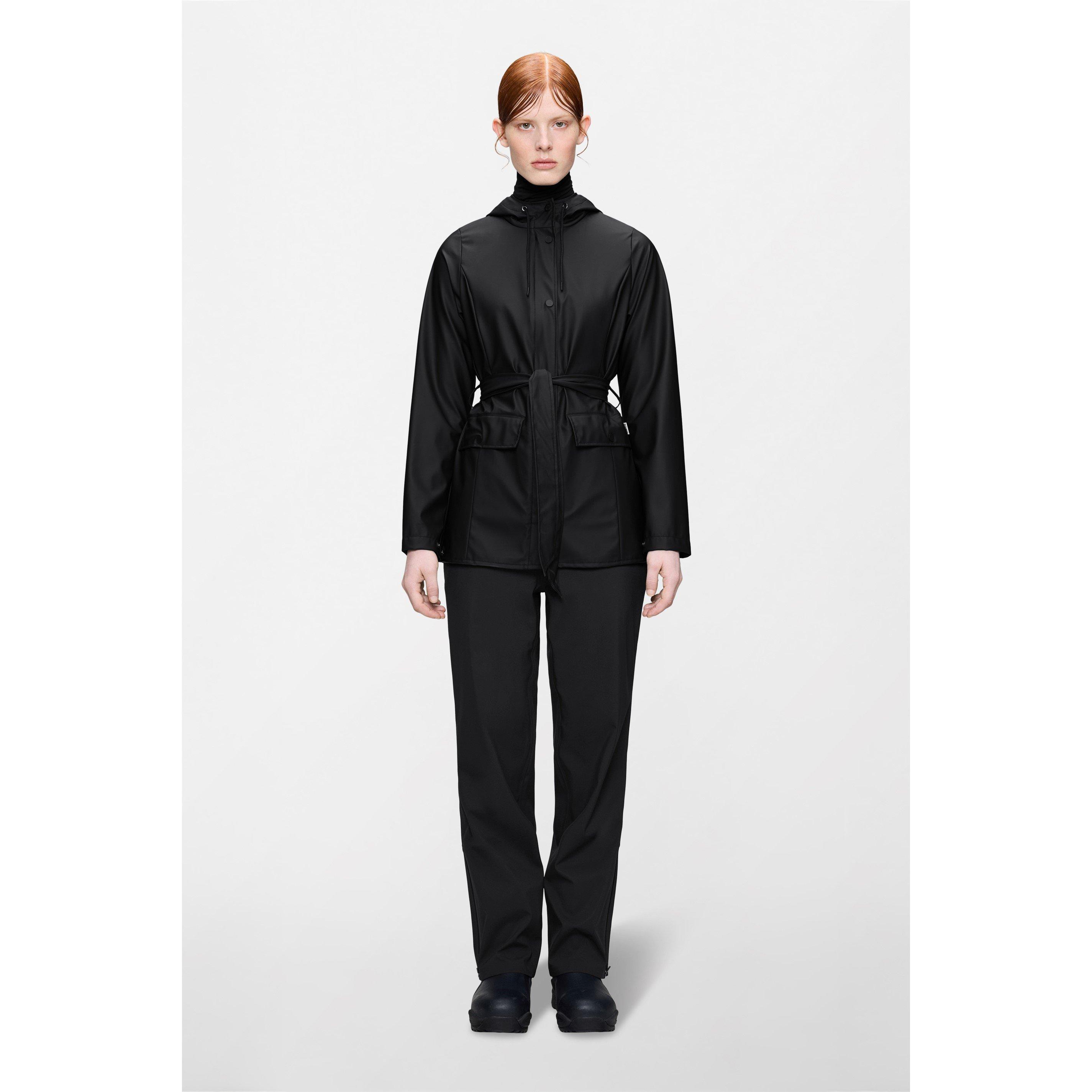 Black - Rains - Womens Curve Waterproof Jacket - 3