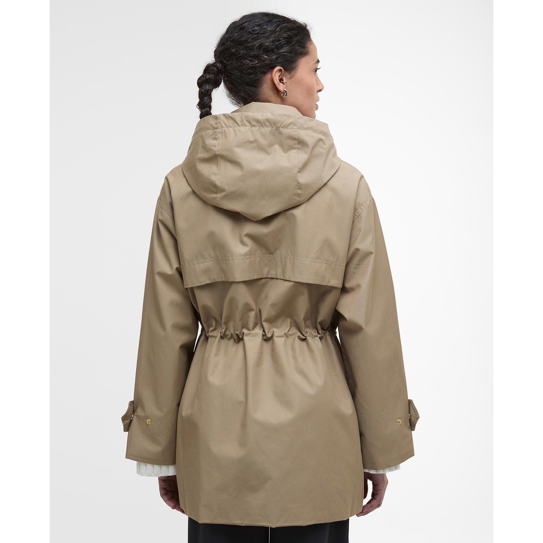 Brown/Tartan - Barbour - Women's Fallyn Showerproof Rain Anorak - 3