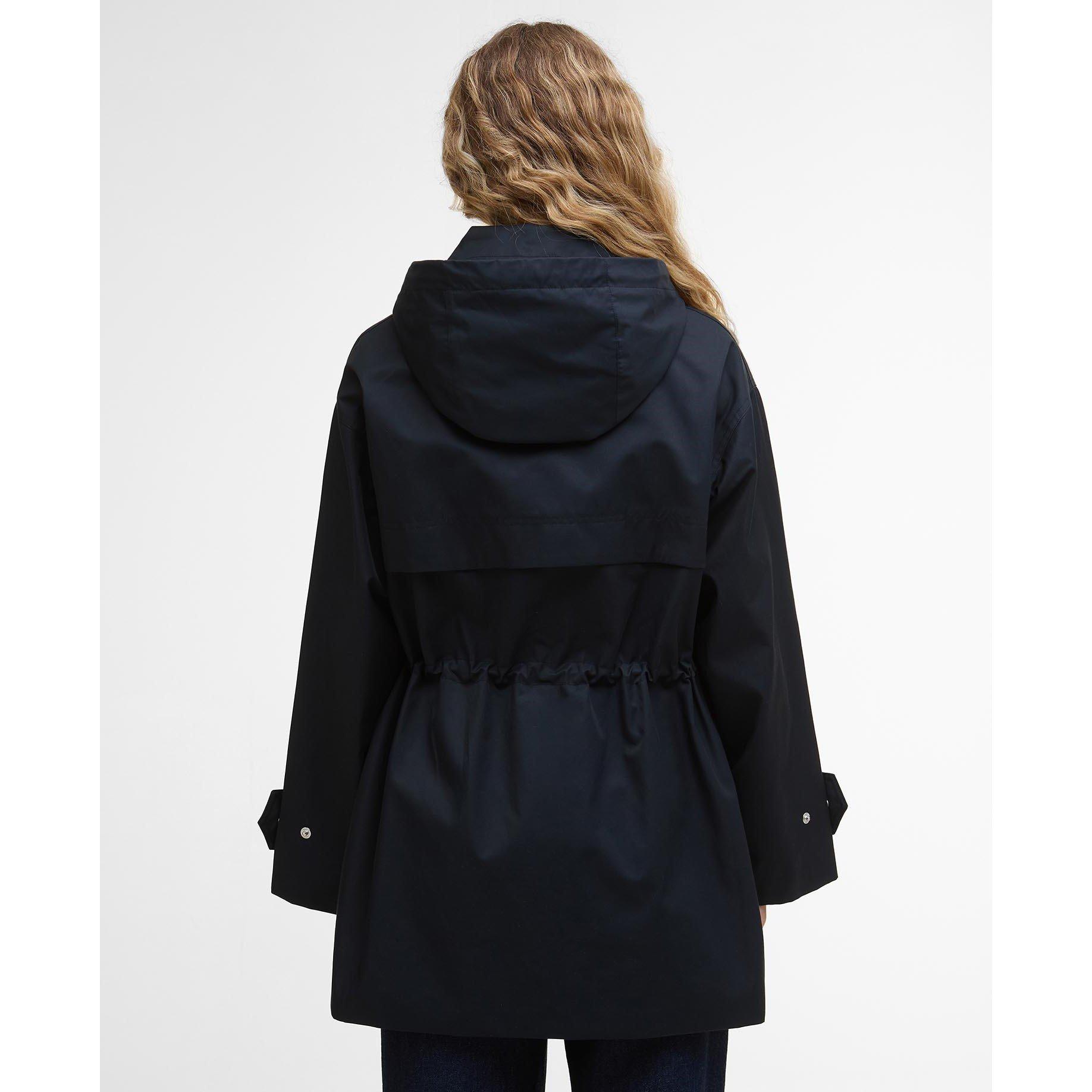 Navy/Tartan - Barbour - Women's Fallyn Showerproof Rain Anorak - 3