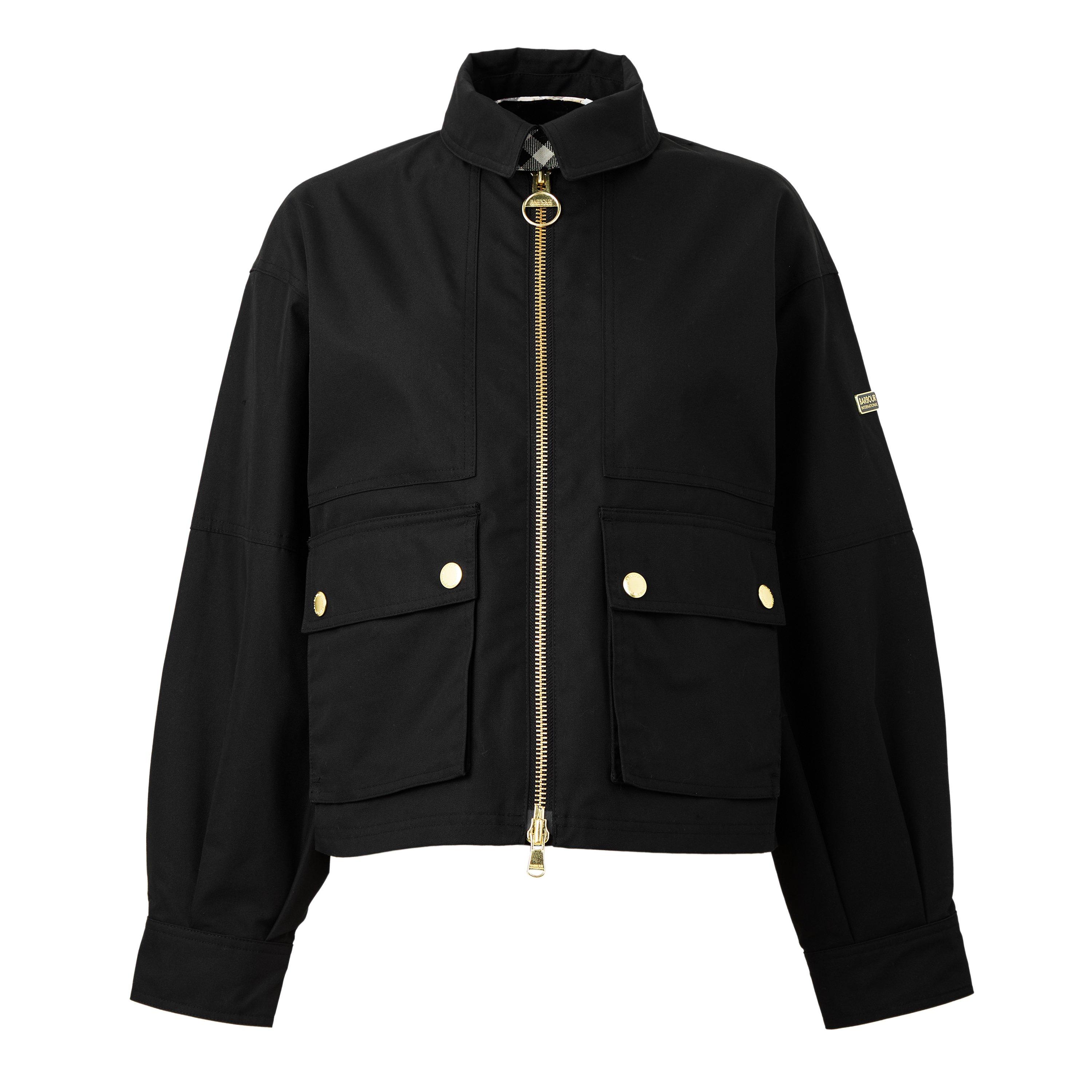 Barbour International Women's B.int Gabriette Show Ld64 - Black - 14 (L)