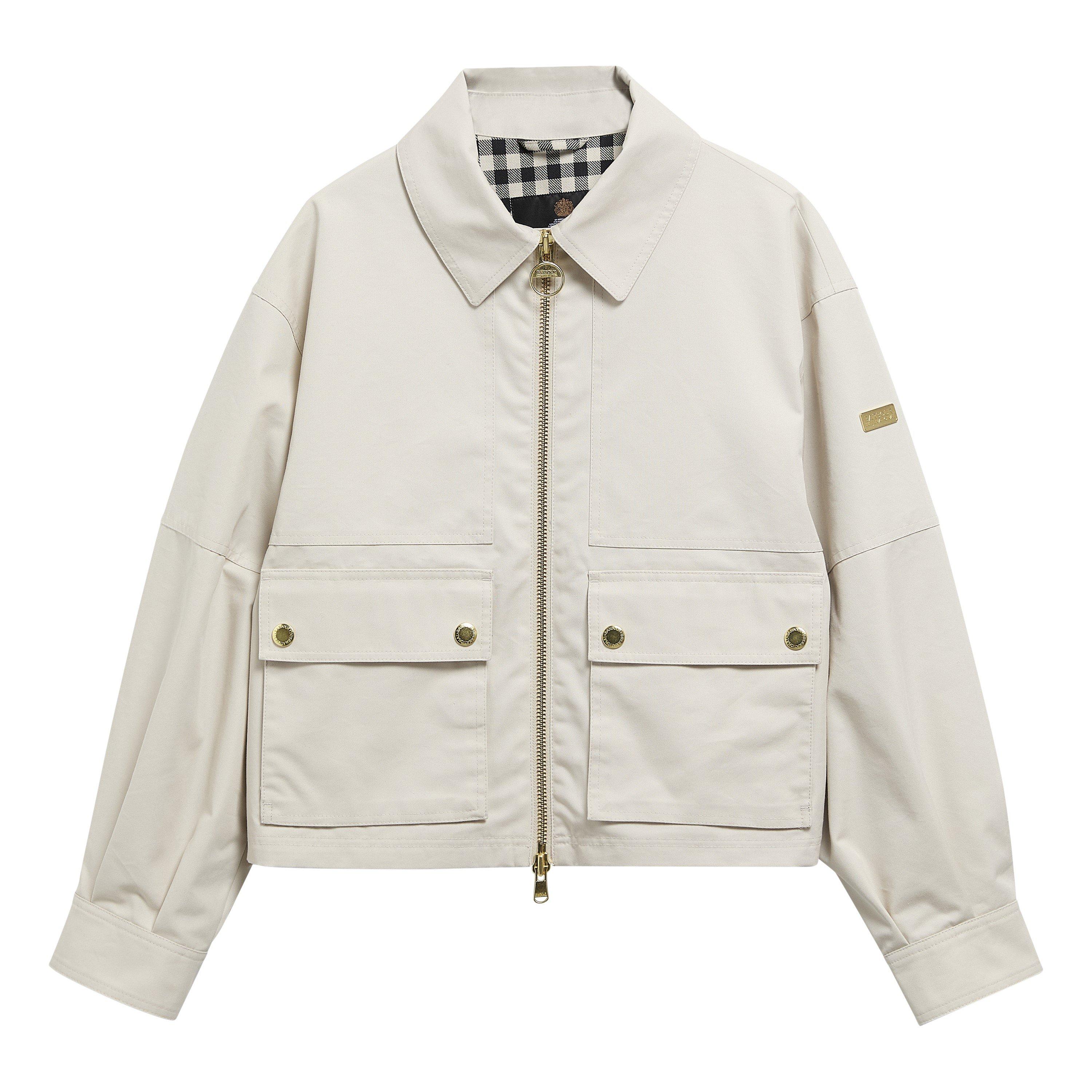 Moonbeam - Barbour International - Women's Gabriette Cotton Rain Jacket - 2