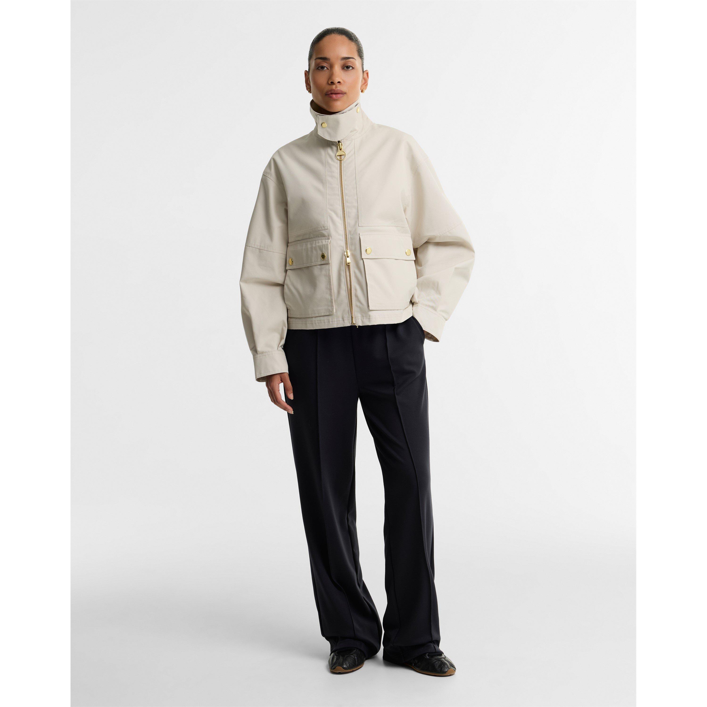 Moonbeam - Barbour International - Women's Gabriette Cotton Rain Jacket - 7