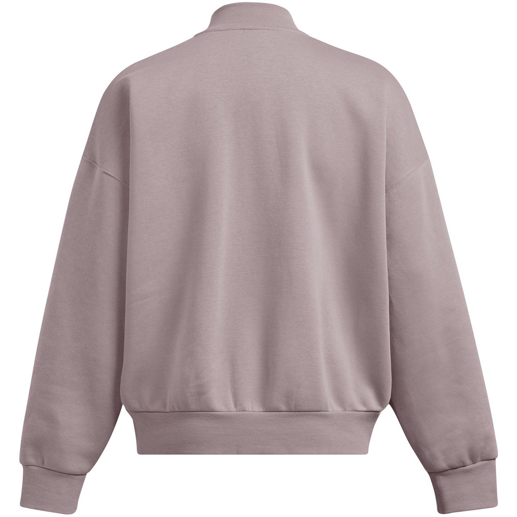 Grau - Under Armour - Fleece Full-Zip Lightweight Bomber Jacket - 2