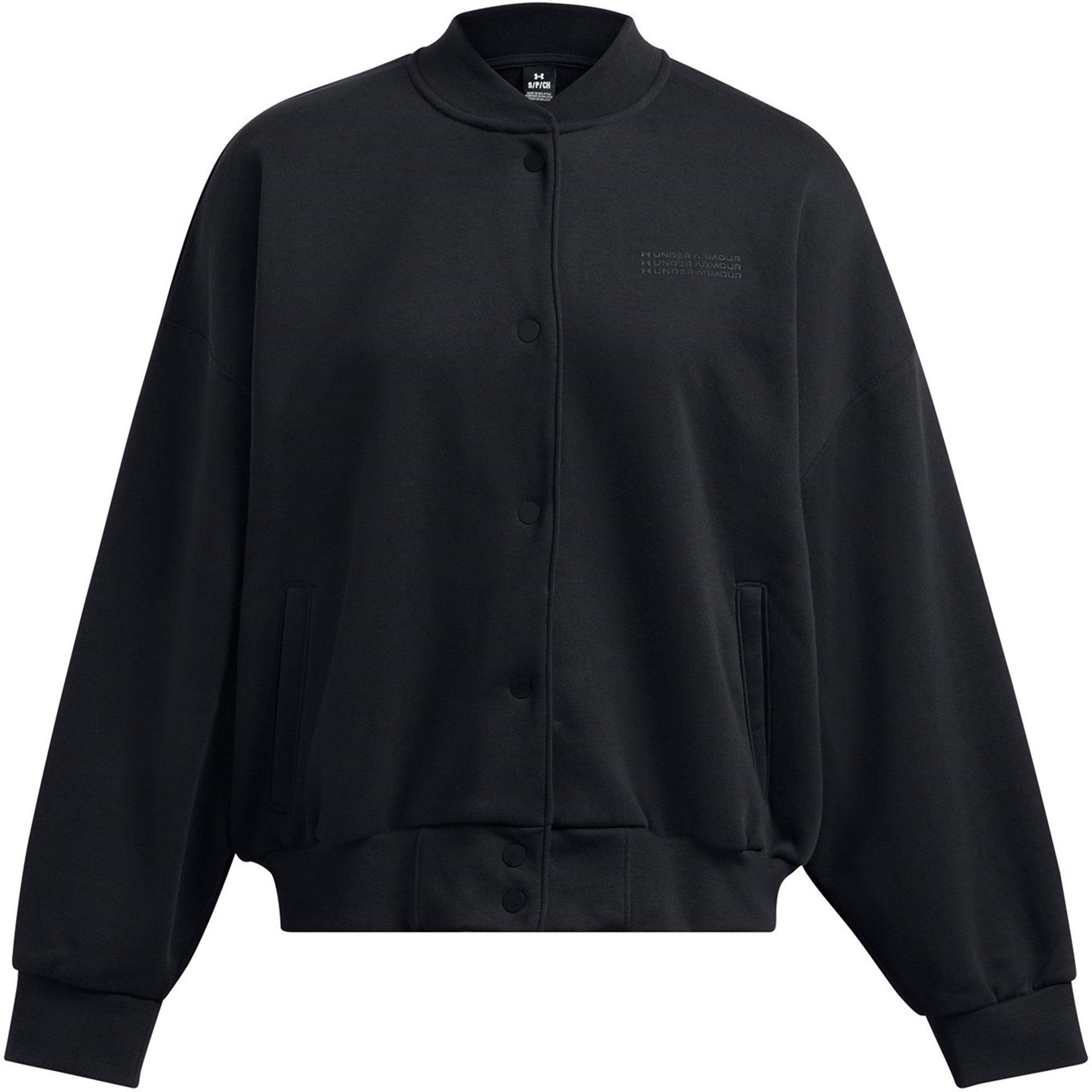 Under Armour Women's Lightweight Varsity Bomber Jacket - Black - 16 (XL)