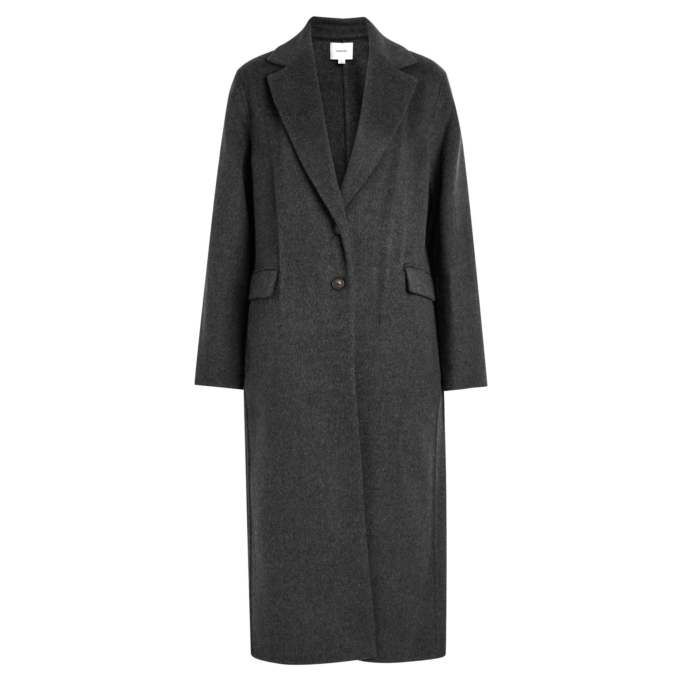 DARK GREY - Vince - C SINGLE BREASTED CLASSIC COAT - 1