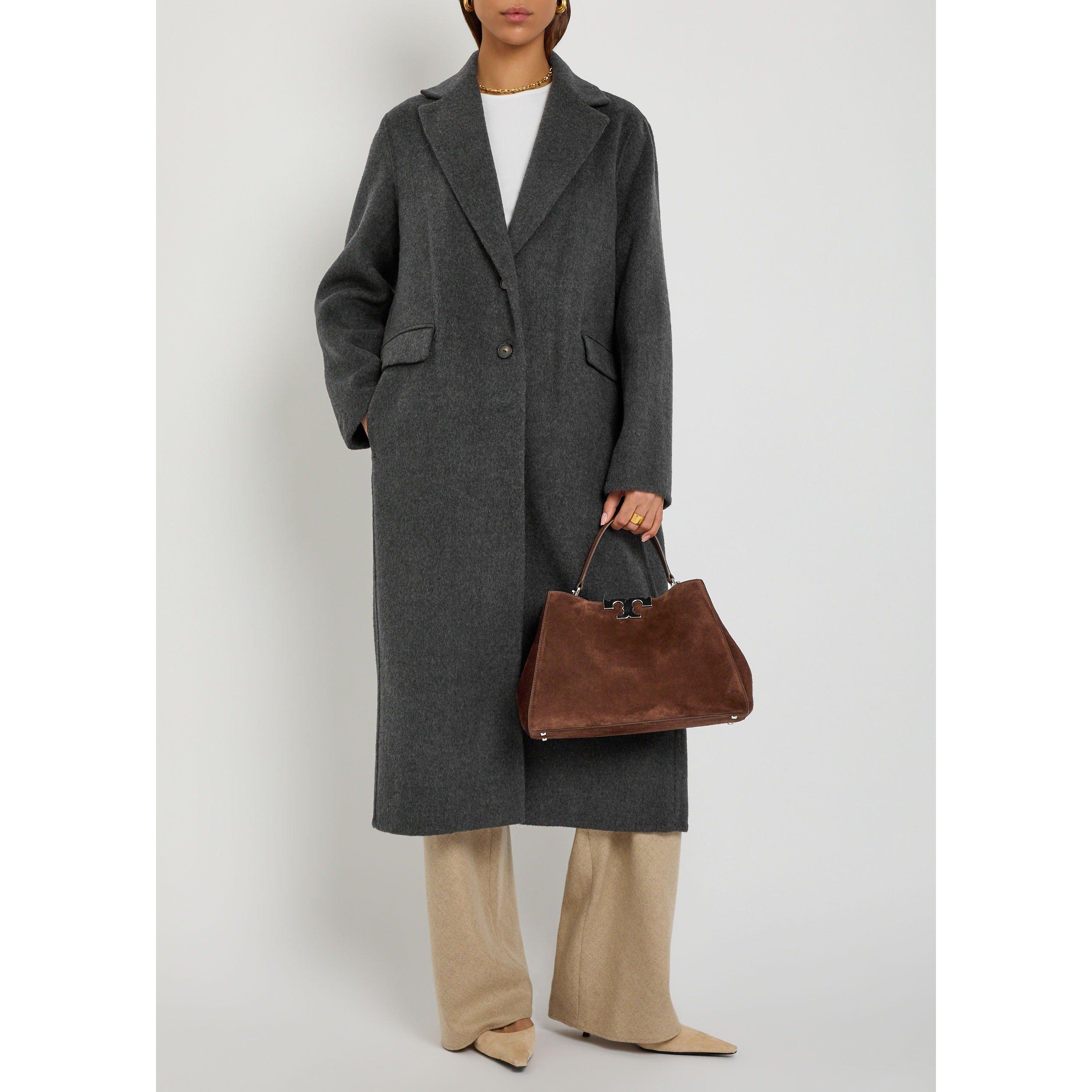 DARK GREY - Vince - C SINGLE BREASTED CLASSIC COAT - 5
