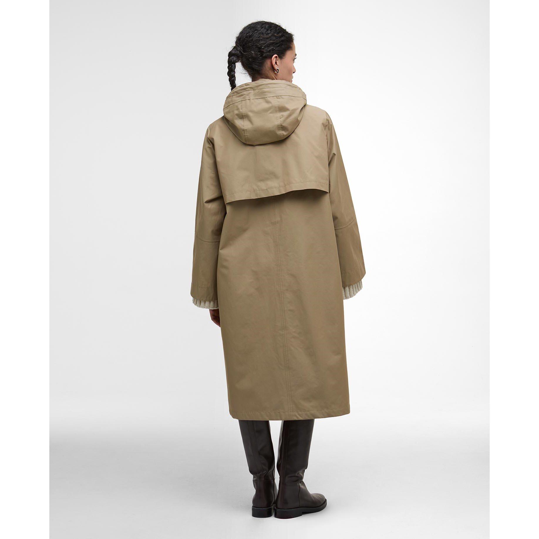 Military/Ancnt - Barbour - Women's Maude Waterproof Detachable Hood Long Sleeve Rain Anorak - 3