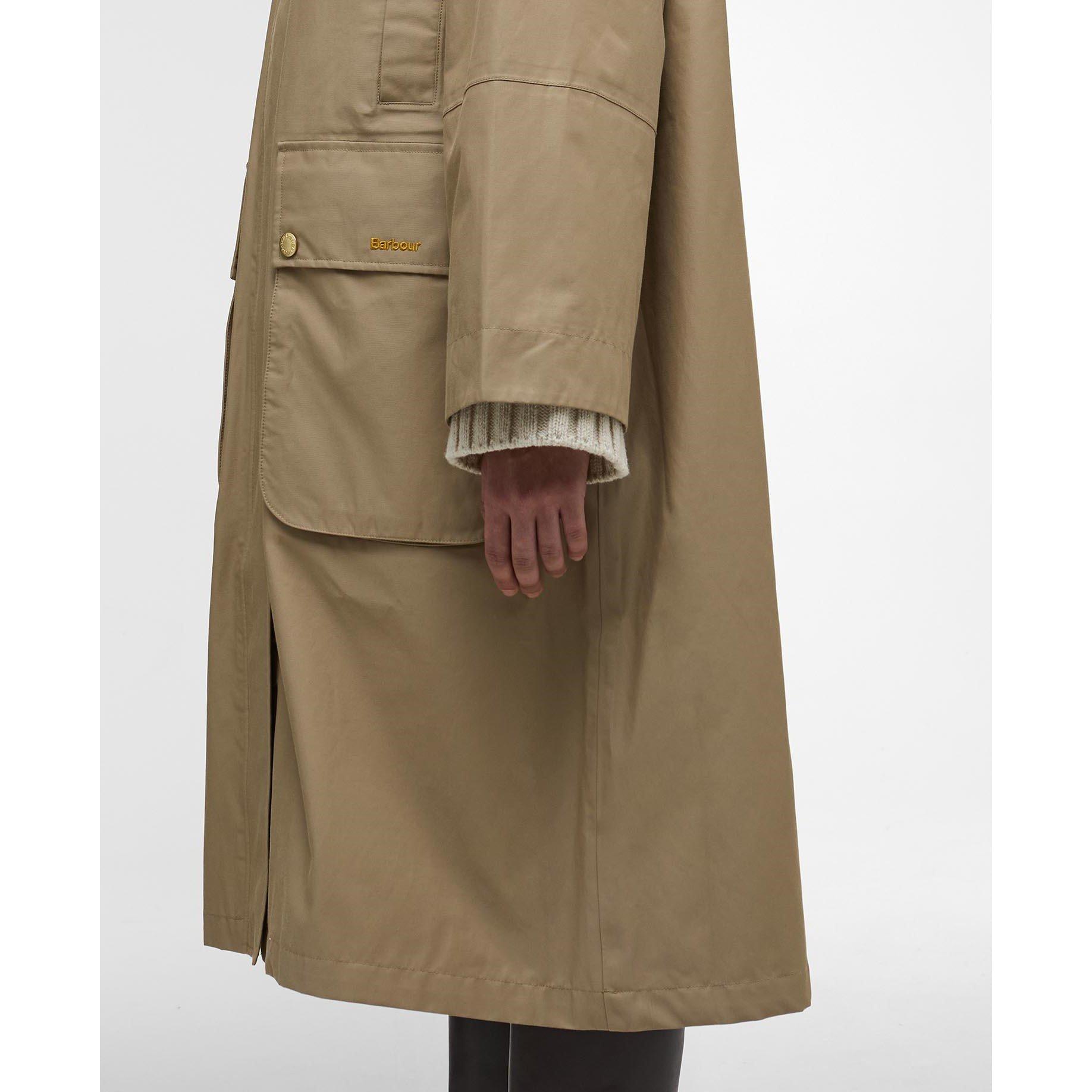 Military/Ancnt - Barbour - Women's Maude Waterproof Detachable Hood Long Sleeve Rain Anorak - 6