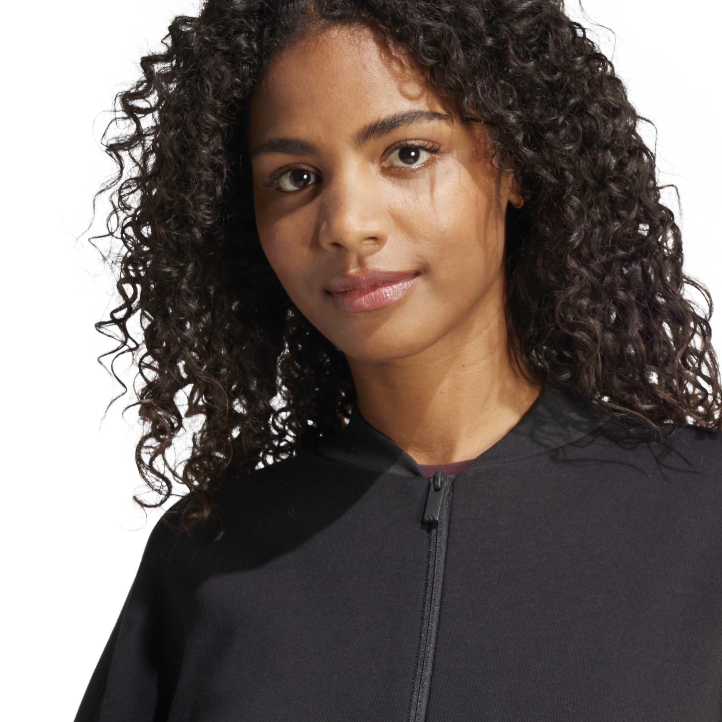 Crna - adidas - Women's Midweight Bomber Jacket - 4