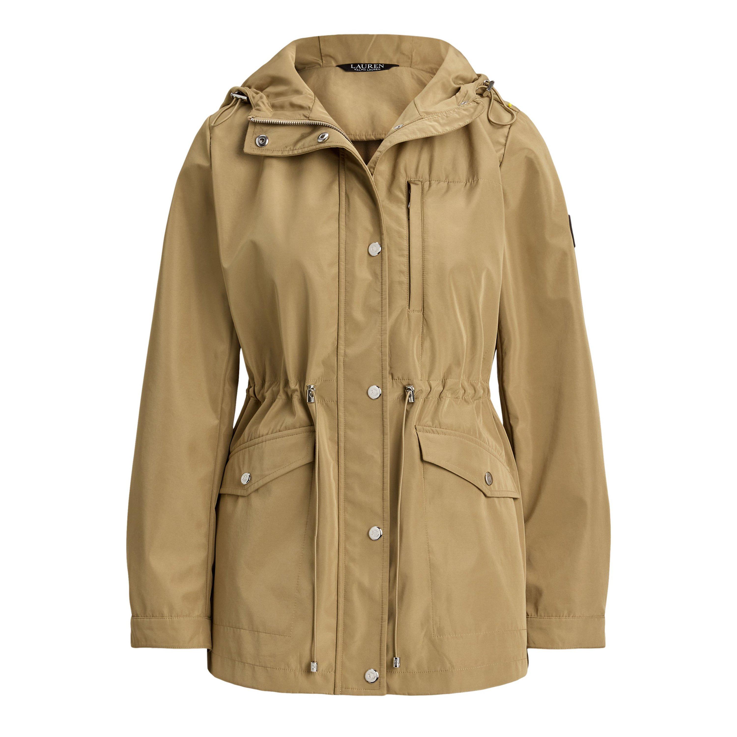 Birch Tan - Lauren by Ralph Lauren - Women's Water-Resistant Adjustable Rain Anorak - 1