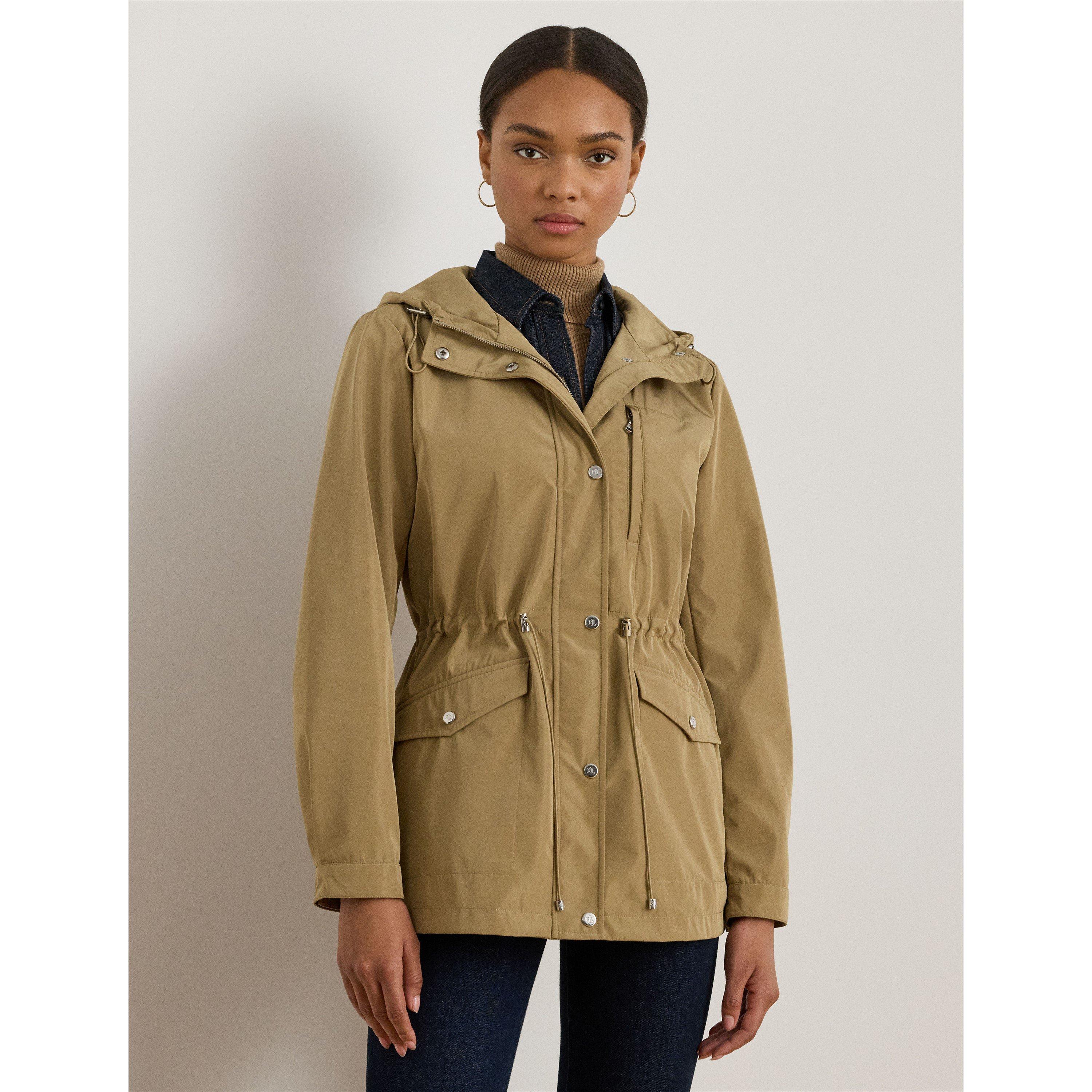 Birch Tan - Lauren by Ralph Lauren - Women's Water-Resistant Adjustable Rain Anorak - 2