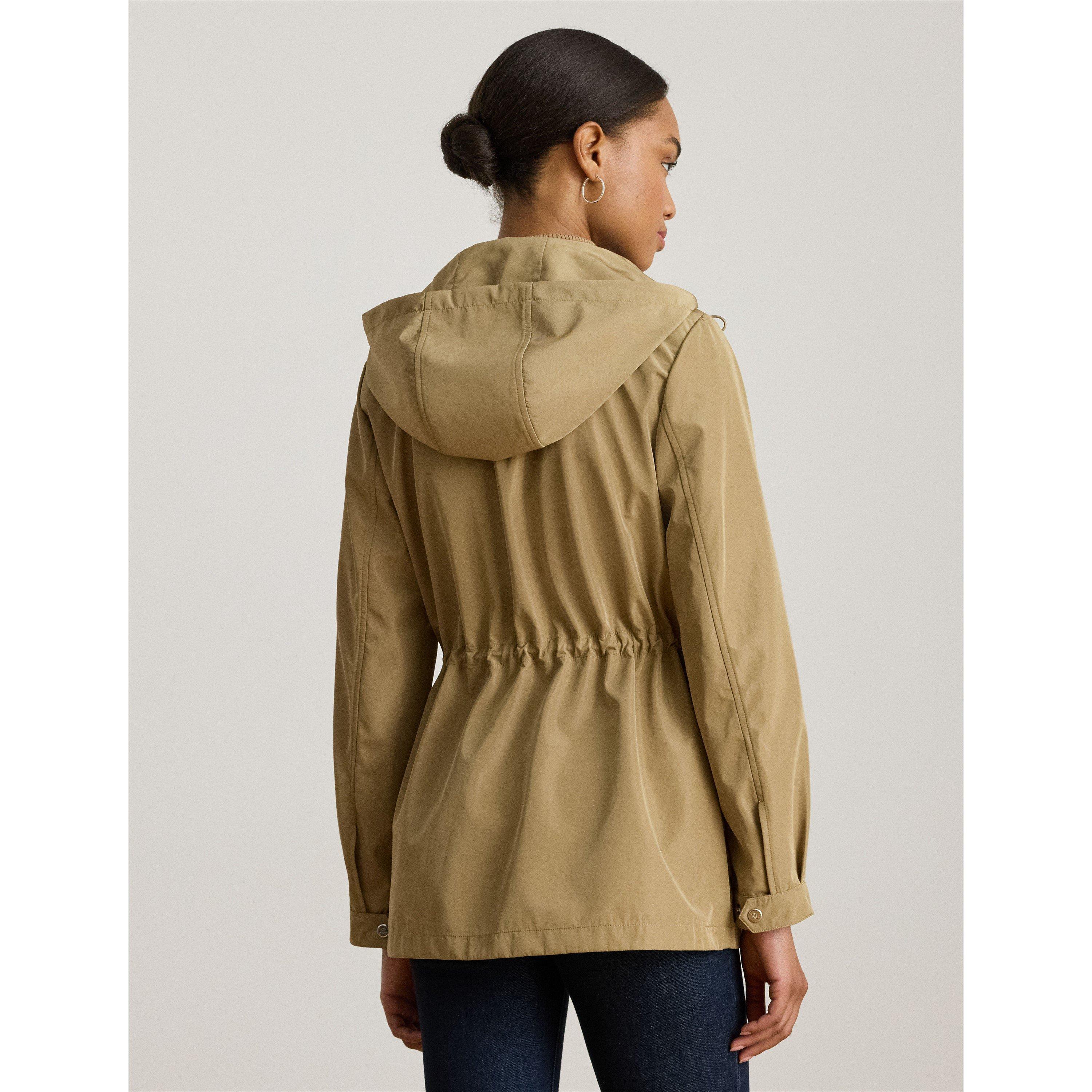 Birch Tan - Lauren by Ralph Lauren - Women's Water-Resistant Adjustable Rain Anorak - 3