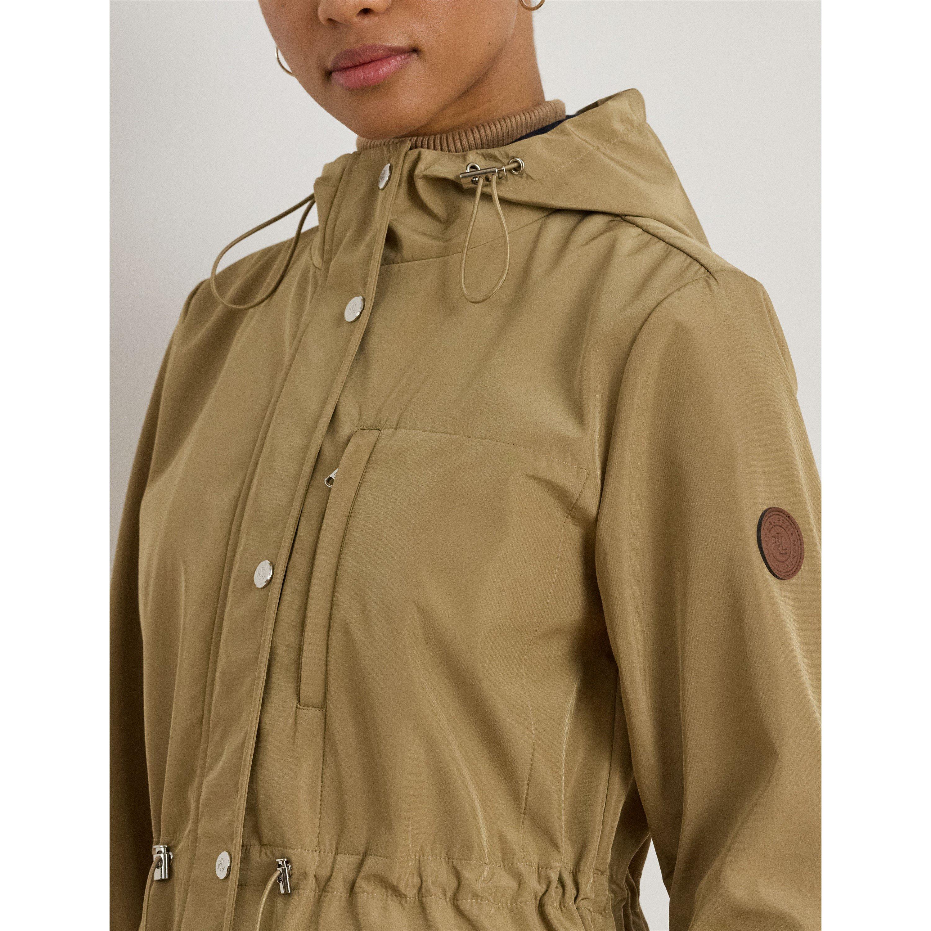 Birch Tan - Lauren by Ralph Lauren - Women's Water-Resistant Adjustable Rain Anorak - 4