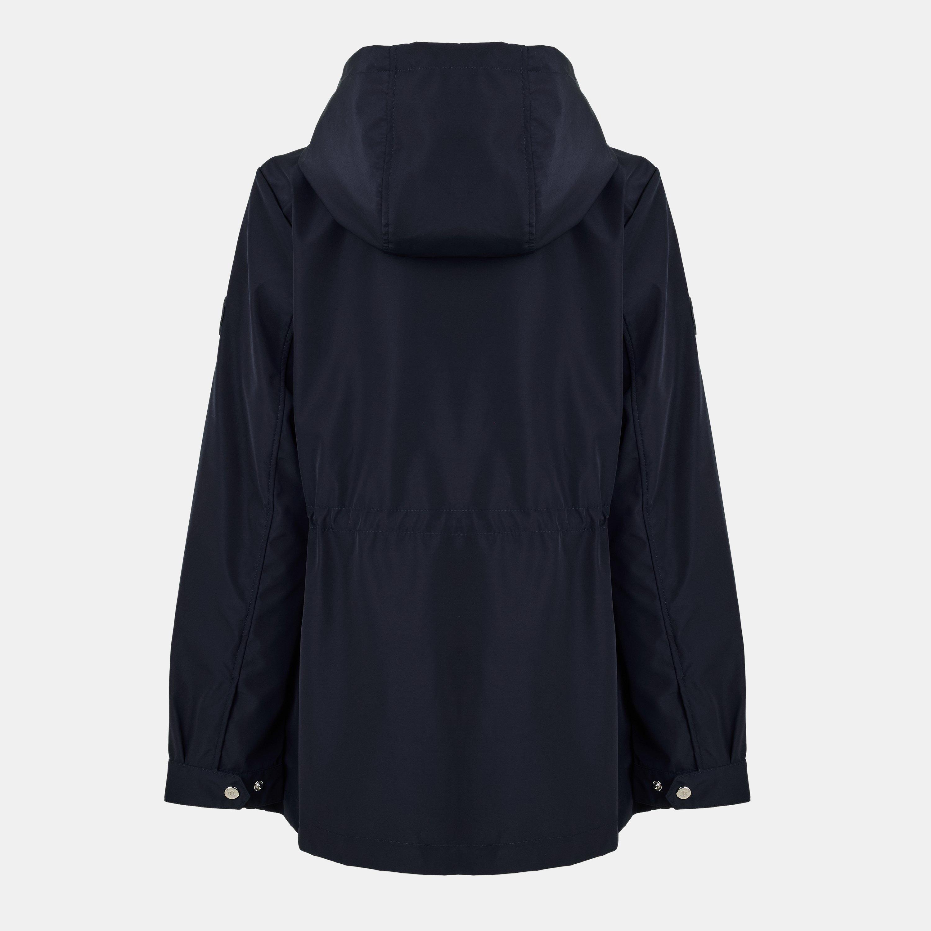 DK Navy - Lauren by Ralph Lauren - Women's Water-Resistant Adjustable Rain Anorak - 2