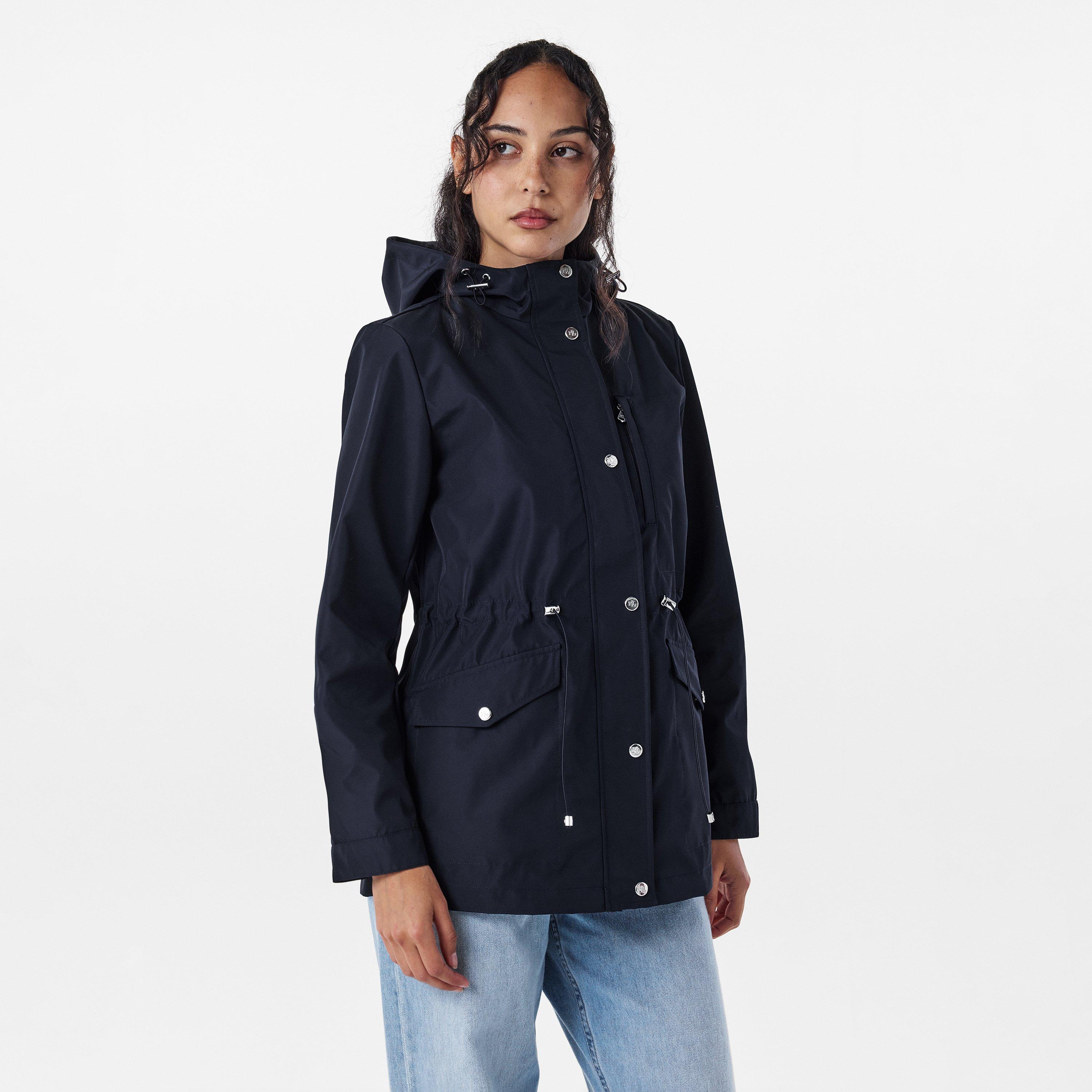 DK Navy - Lauren by Ralph Lauren - Women's Water-Resistant Adjustable Rain Anorak - 3