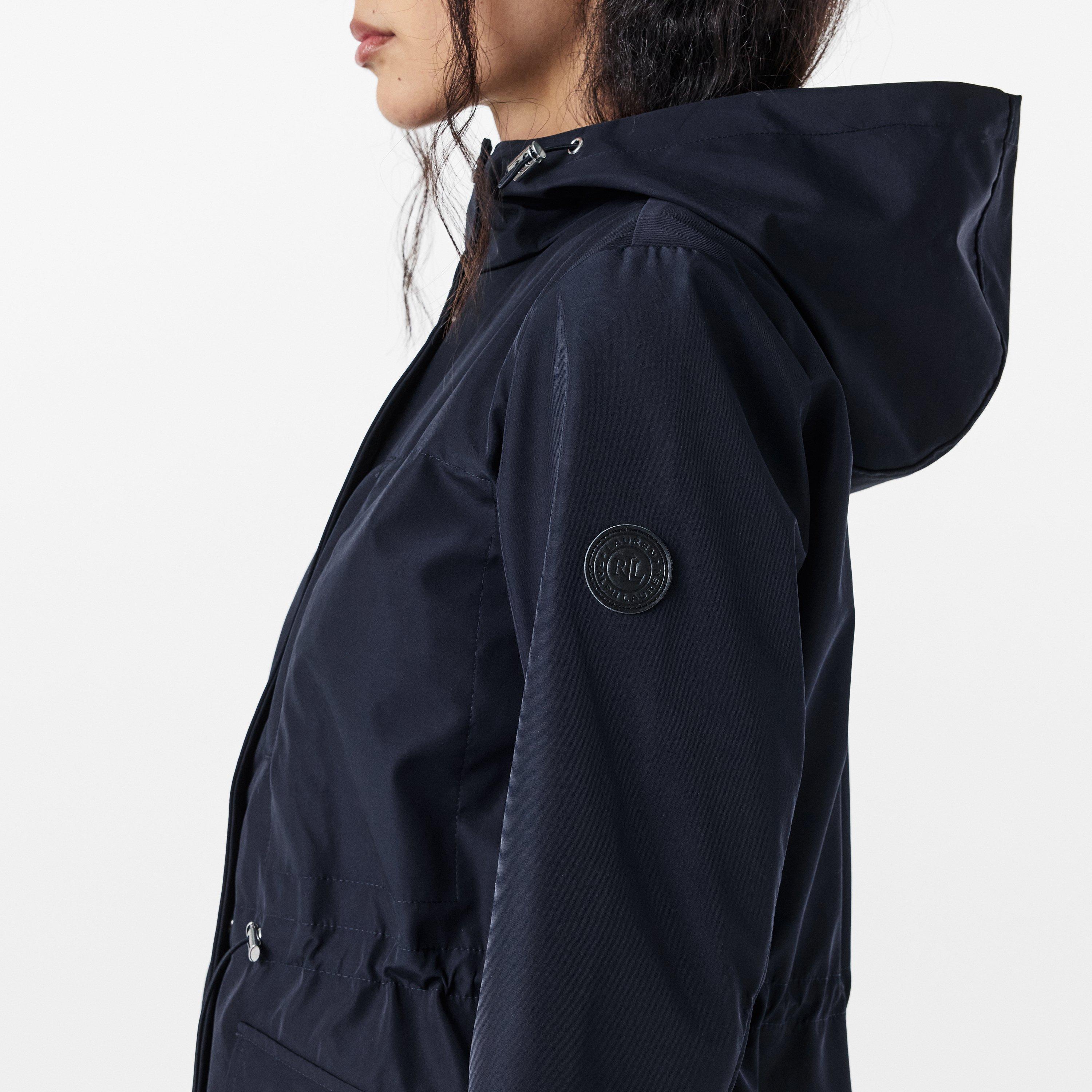 DK Navy - Lauren by Ralph Lauren - Women's Water-Resistant Adjustable Rain Anorak - 5