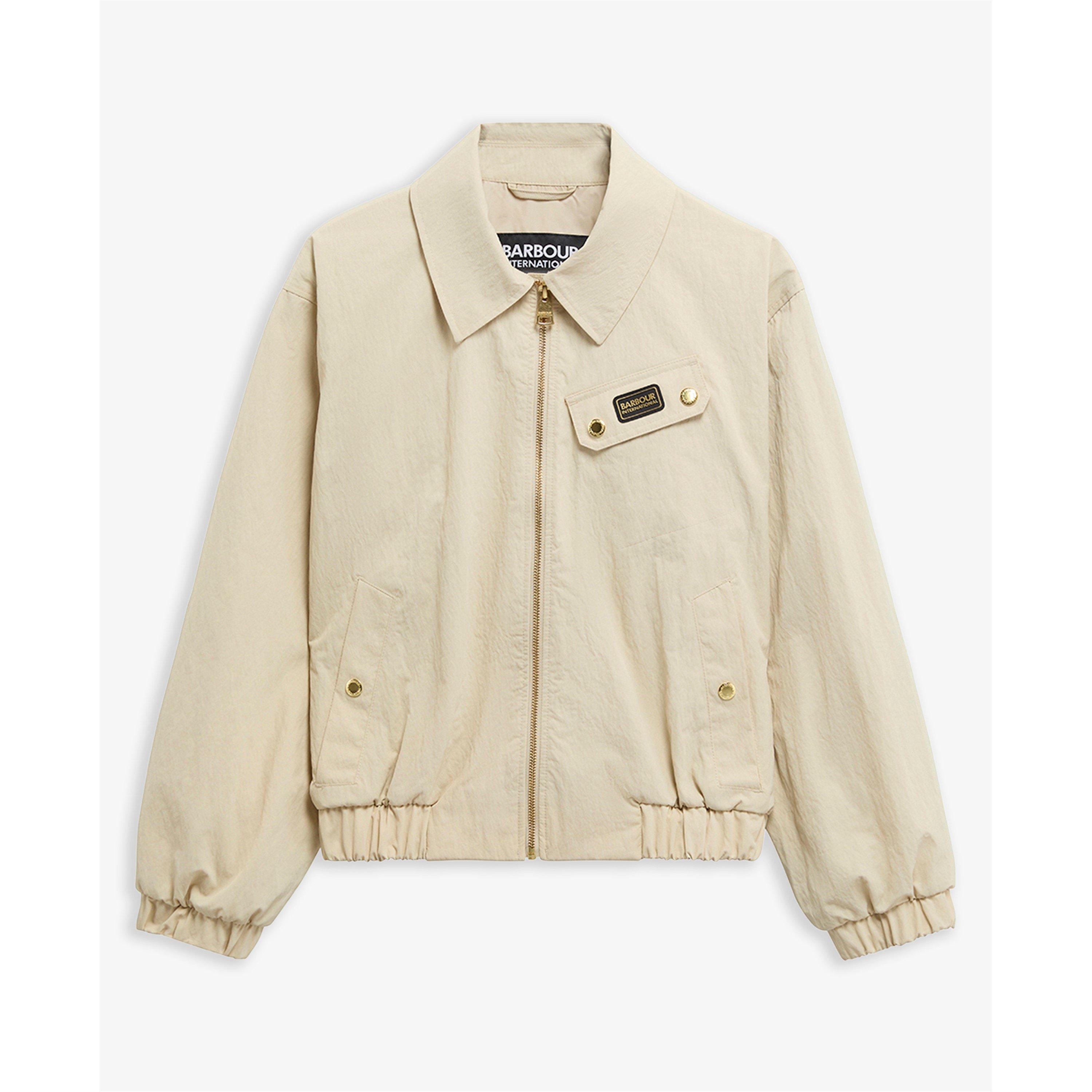 Barbour International Women's Rain Anorak Jacket - Oyster - 10 (S)