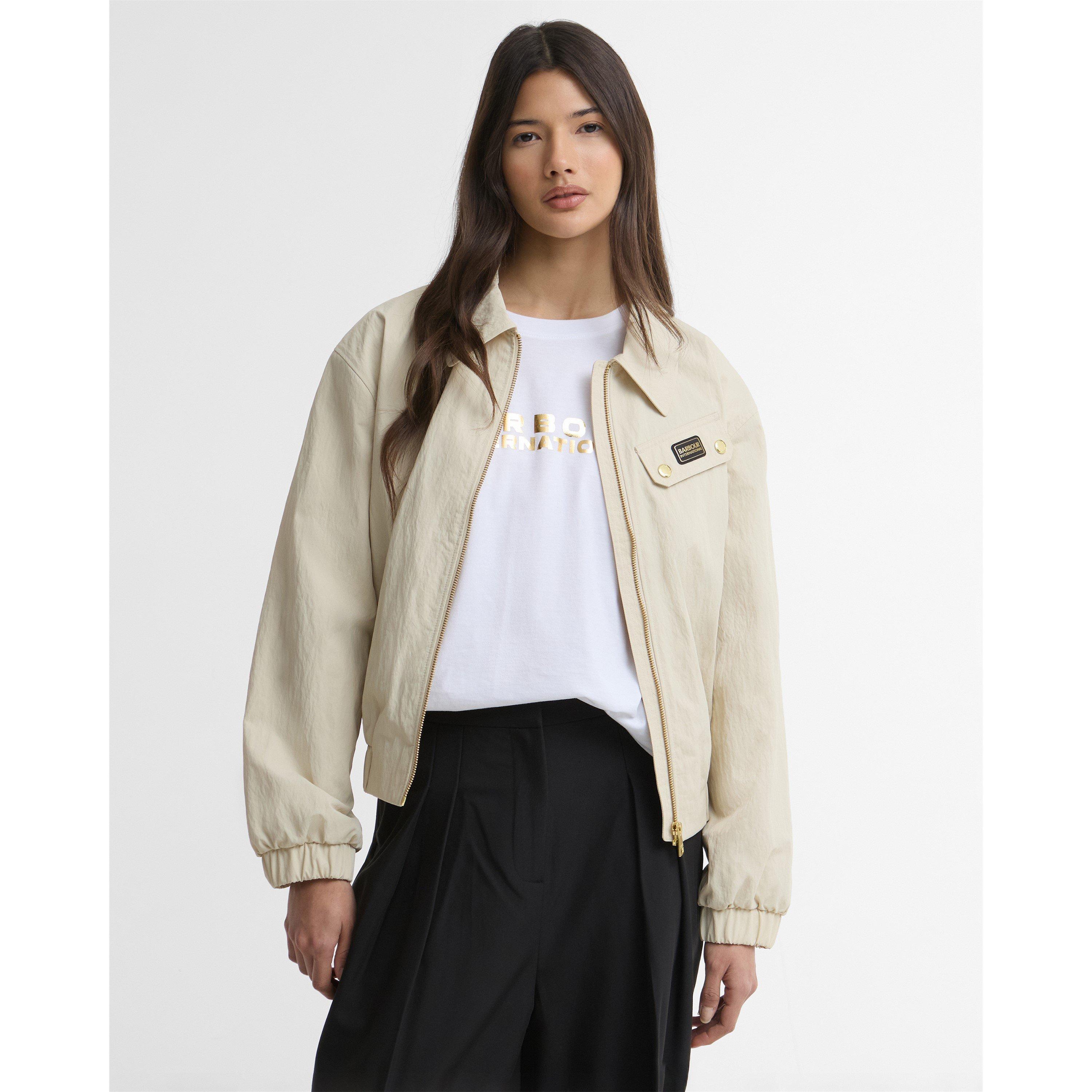 Oyster - Barbour International - Women's Rain Anorak Jacket - 2