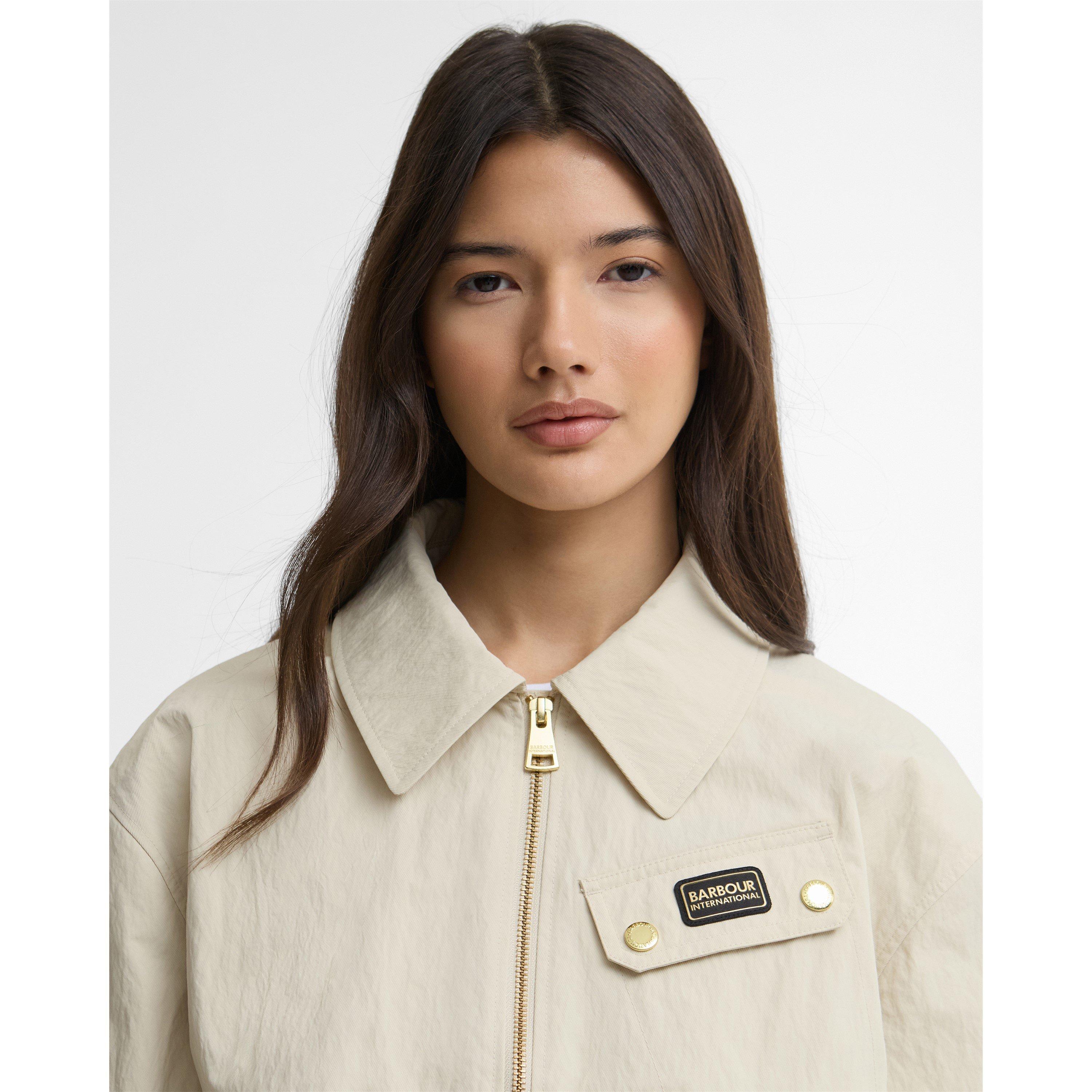 Oyster - Barbour International - Women's Rain Anorak Jacket - 4