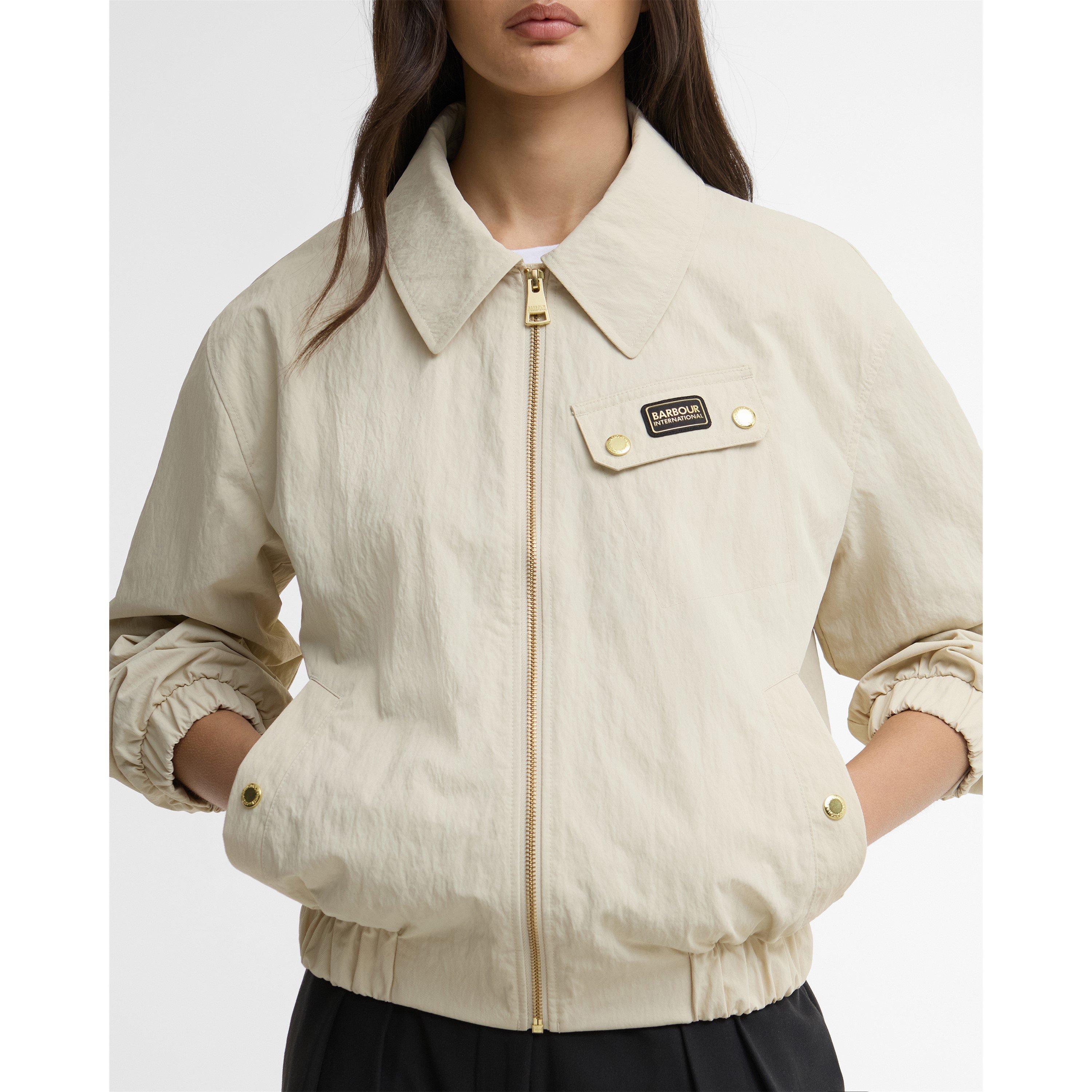 Oyster - Barbour International - Women's Rain Anorak Jacket - 5