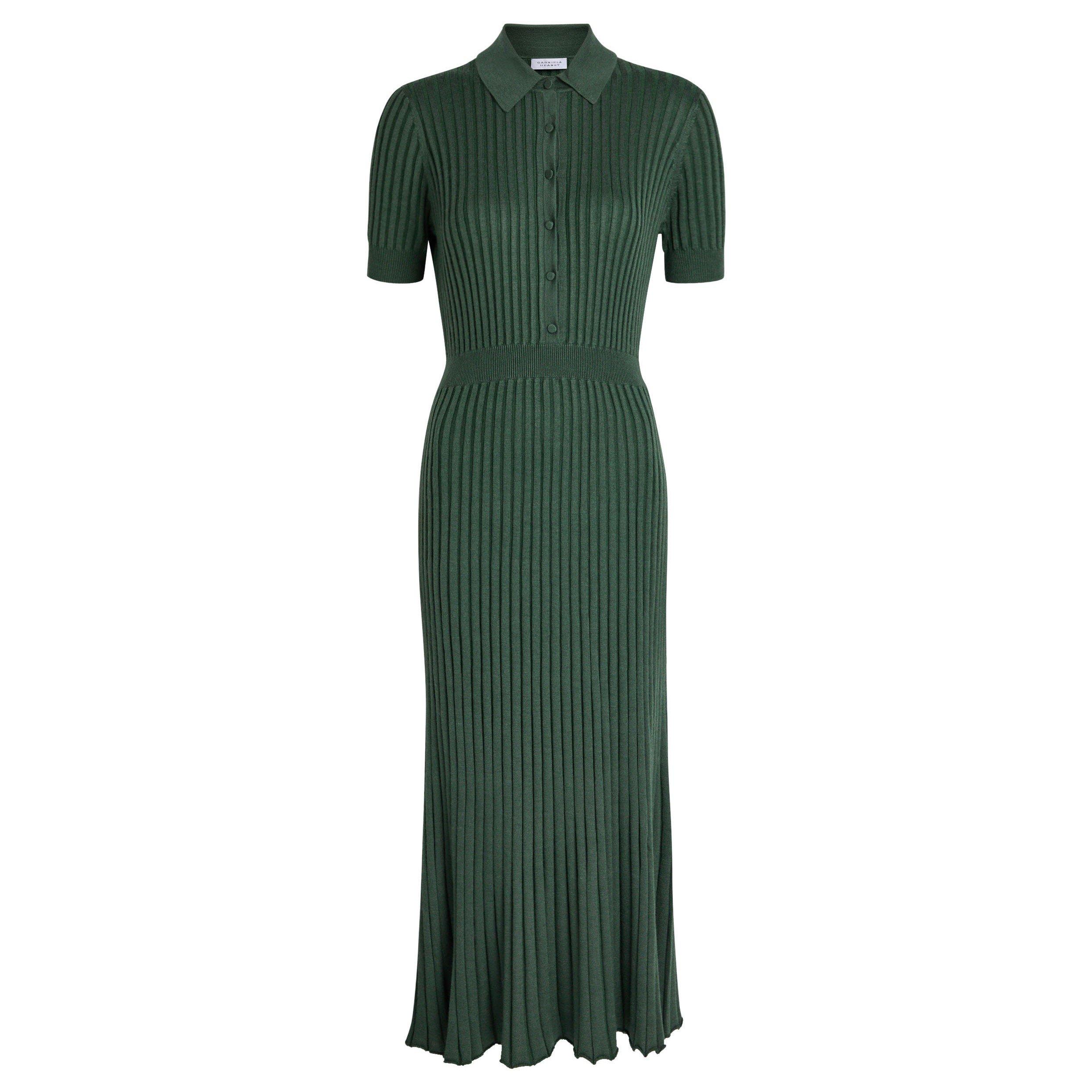 GREEN - Gabriela Hearst - Women's Amor Cashmere Knitted Dress - 1