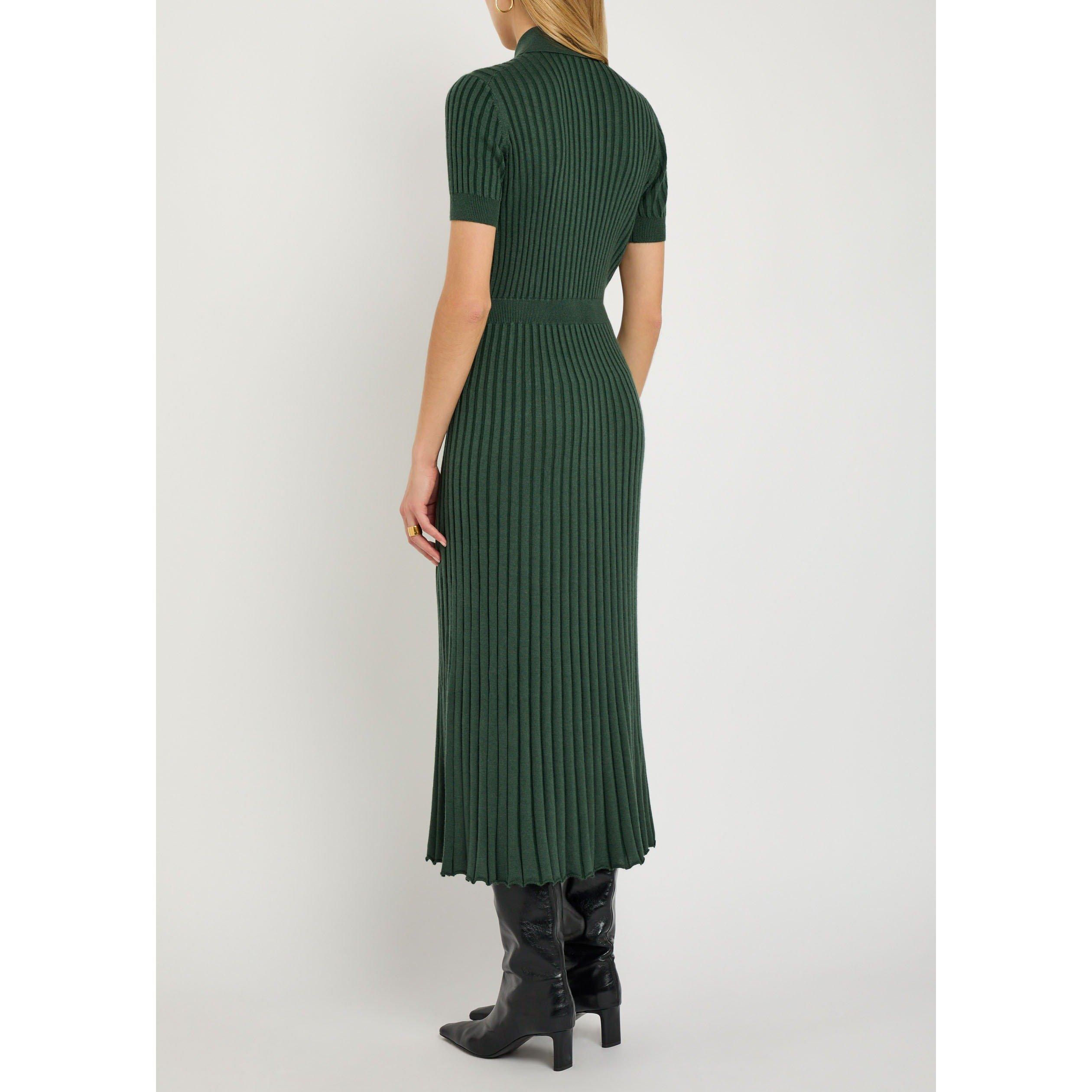 GREEN - Gabriela Hearst - Women's Amor Cashmere Knitted Dress - 3