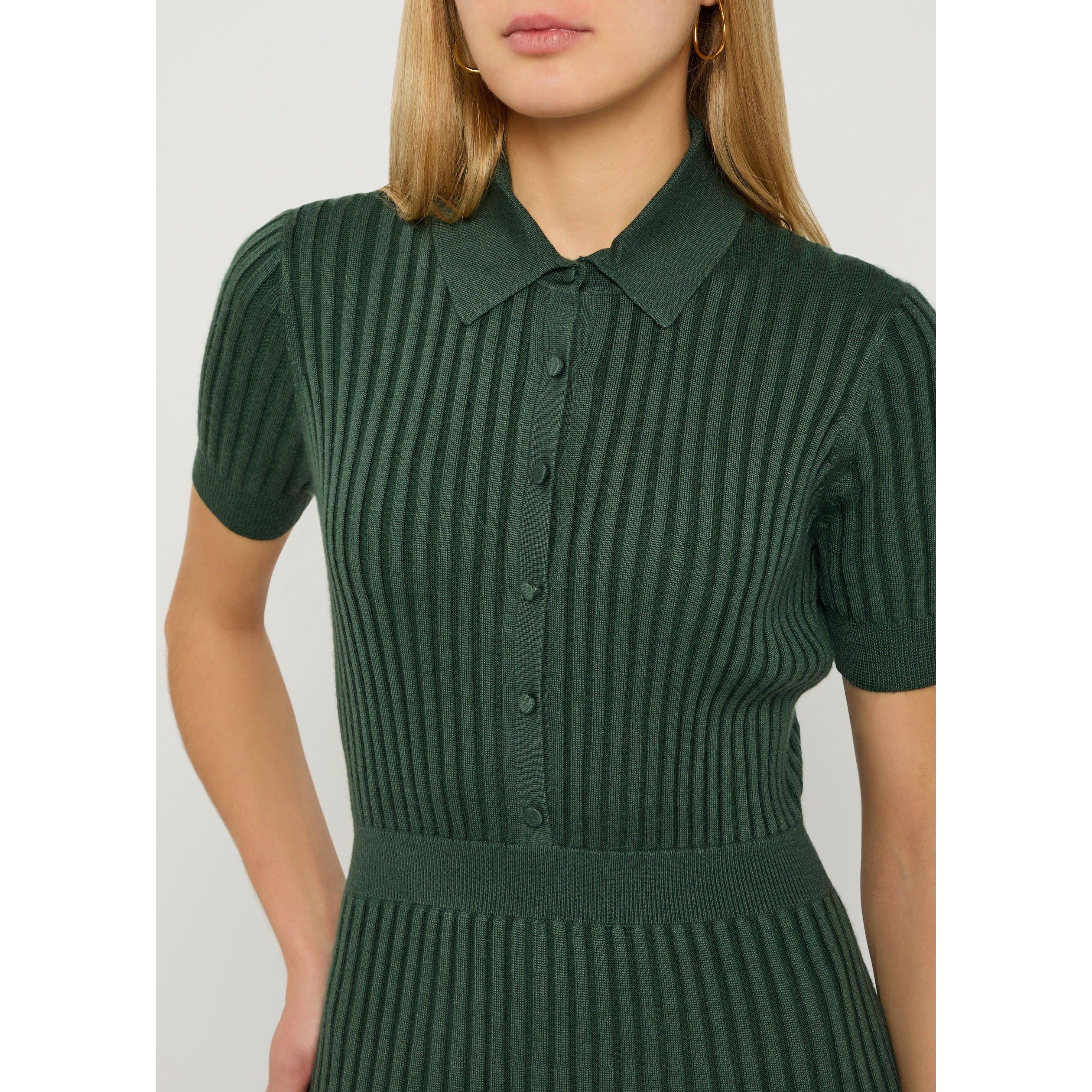 GREEN - Gabriela Hearst - Women's Amor Cashmere Knitted Dress - 4