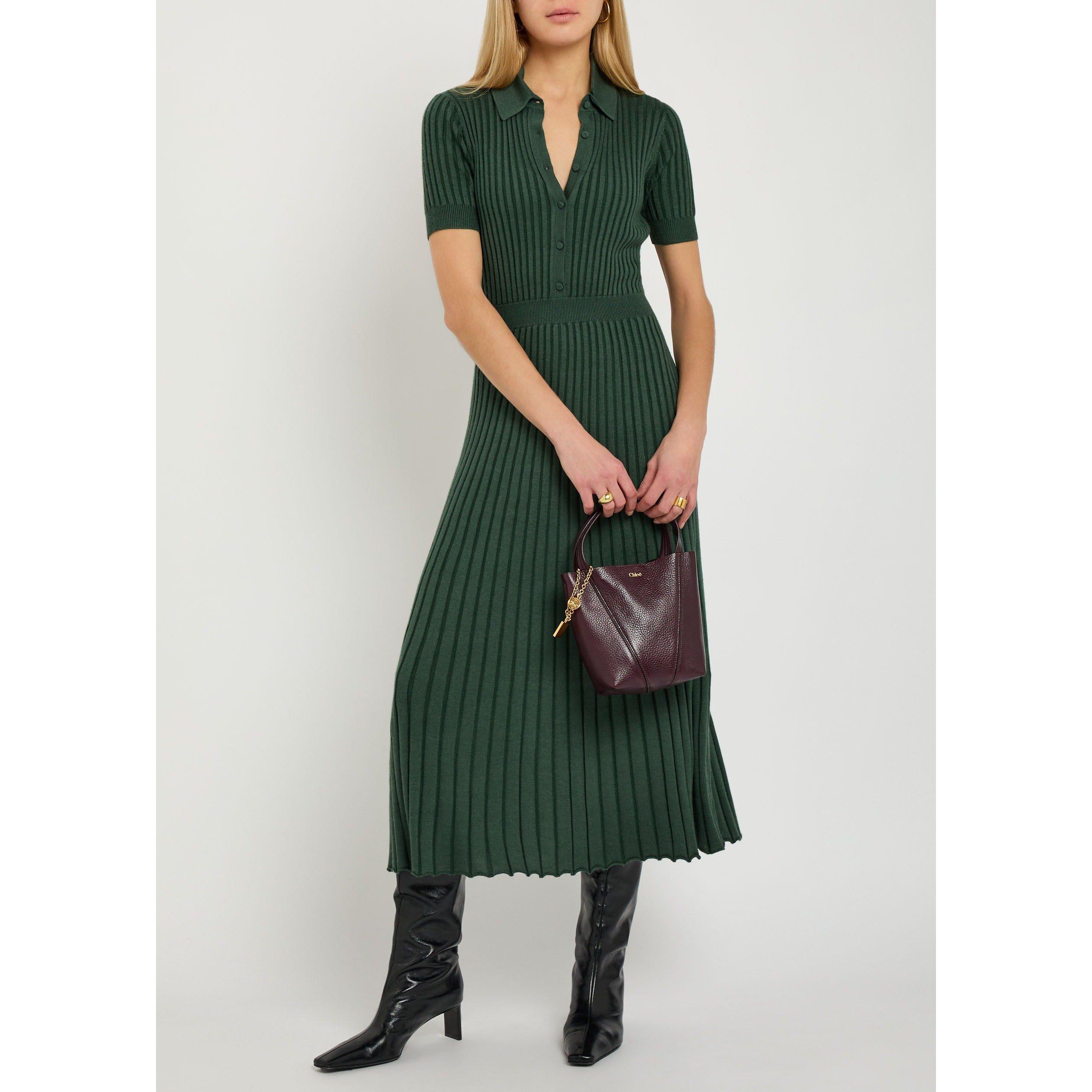 GREEN - Gabriela Hearst - Women's Amor Cashmere Knitted Dress - 5