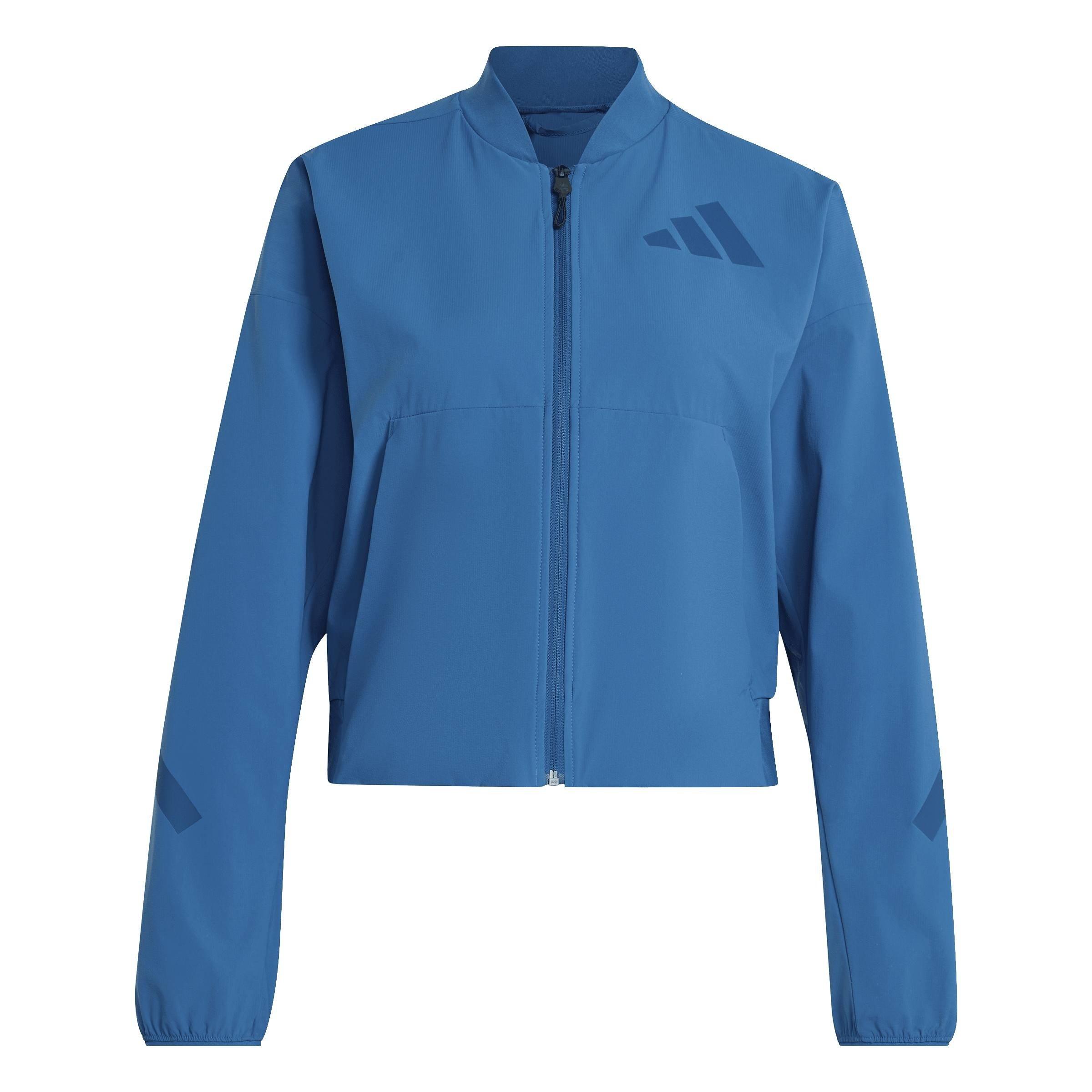 Dusky Petrol - adidas - Women's Z.N.E. Midweight Bomber Jacket - 1