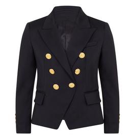 Balmain Girls Button Blazer