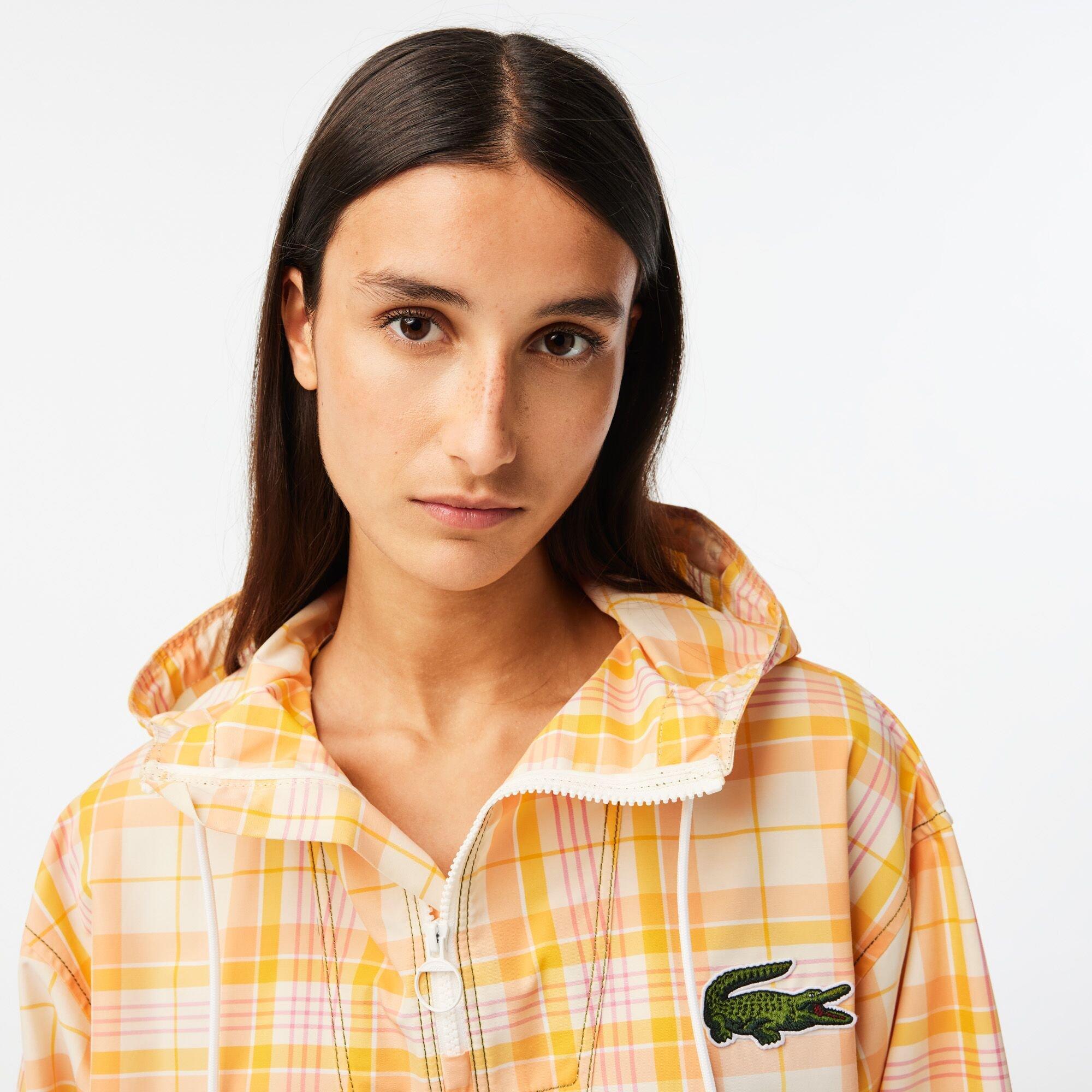 Lapland/Flour - Lacoste - Women's Check Print Anorak - 2